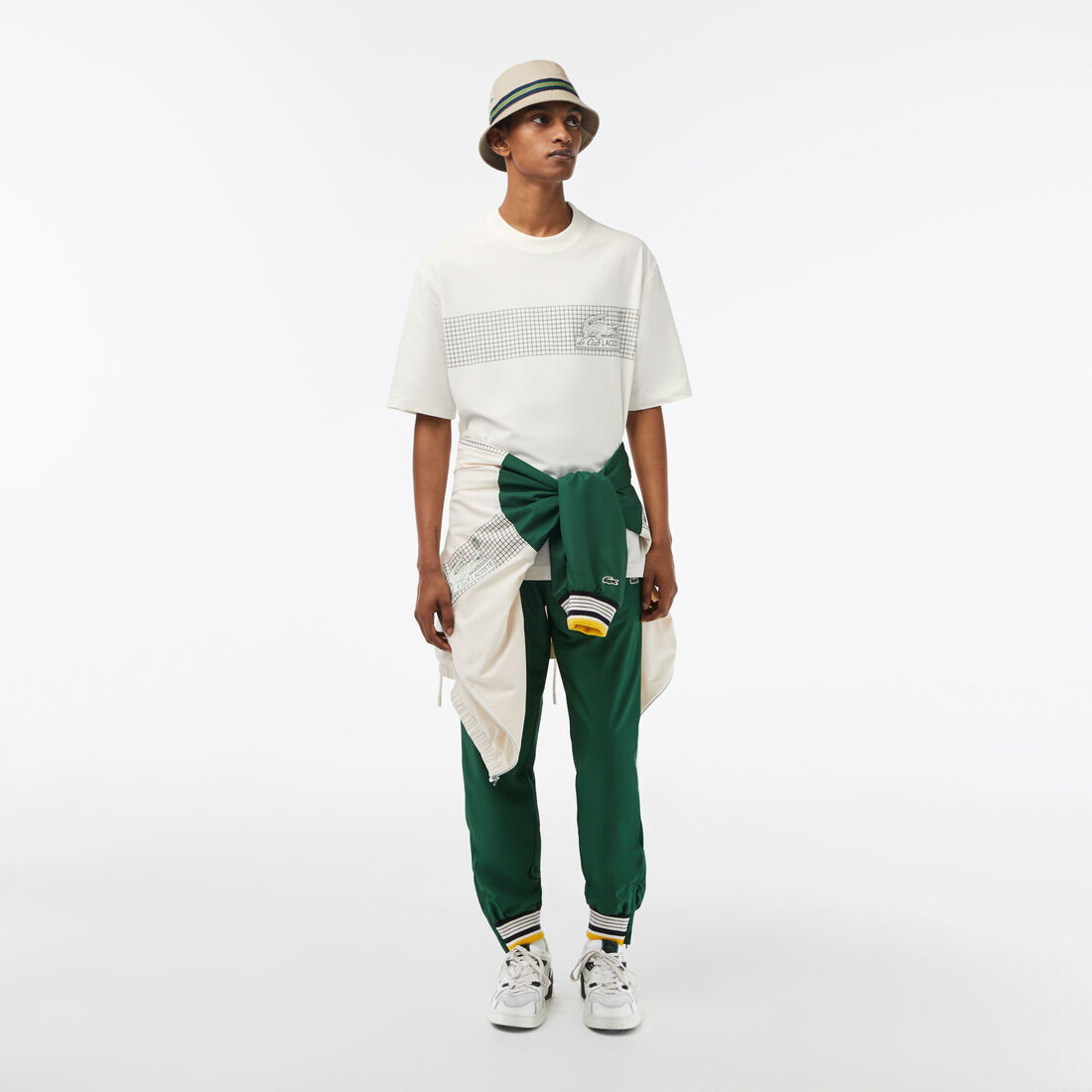 تيشيرت لاكوست تنس بطبعة وقصة فضفاضة للرجال تيشيرت لاكوست تنس بطبعة وقصة فضفاضة للرجال