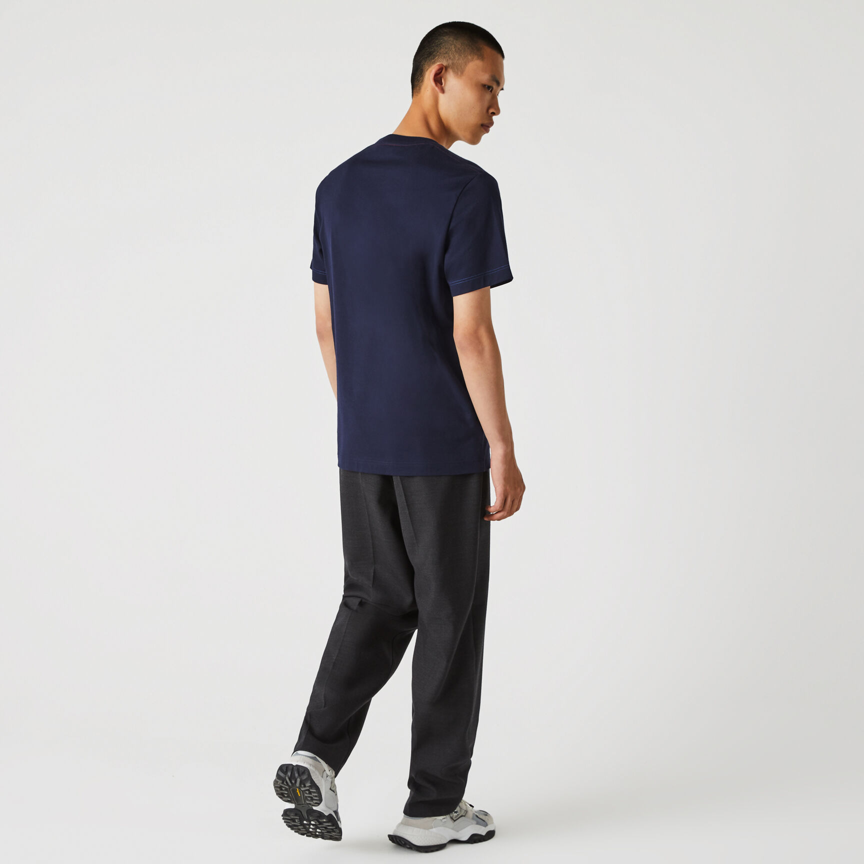 Men's Made In France Striped Organic Cotton T-Shirt