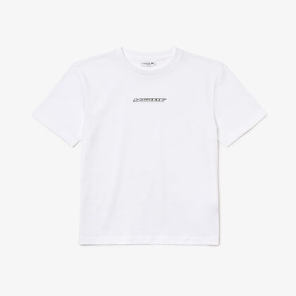 Women's Lacoste Jersey Contrast Print T-shirt