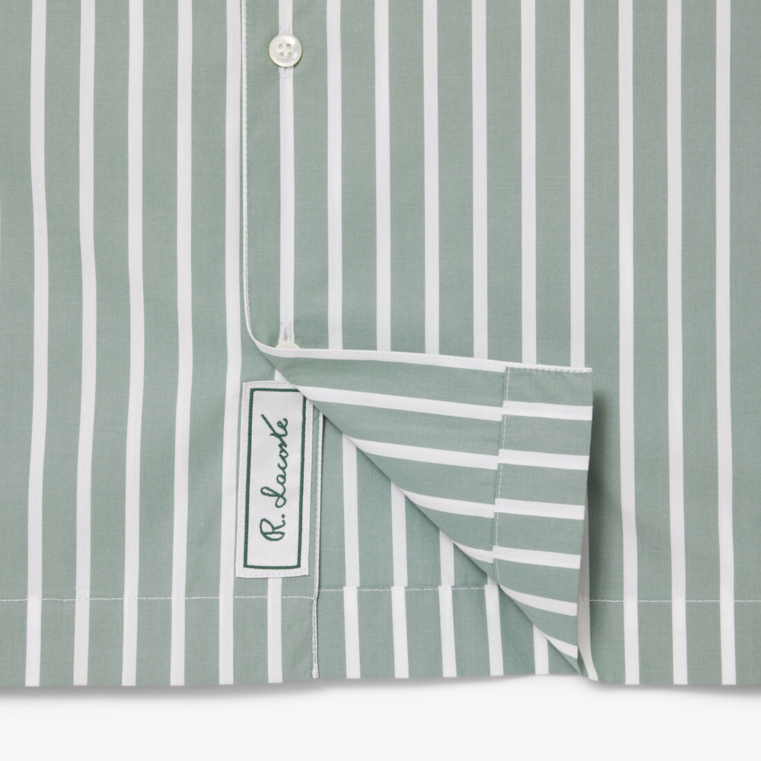 Relaxed Fit Striped Short Sleeved Shirt Relaxed Fit Striped Short Sleeved Shirt - CH9083-00-BLI