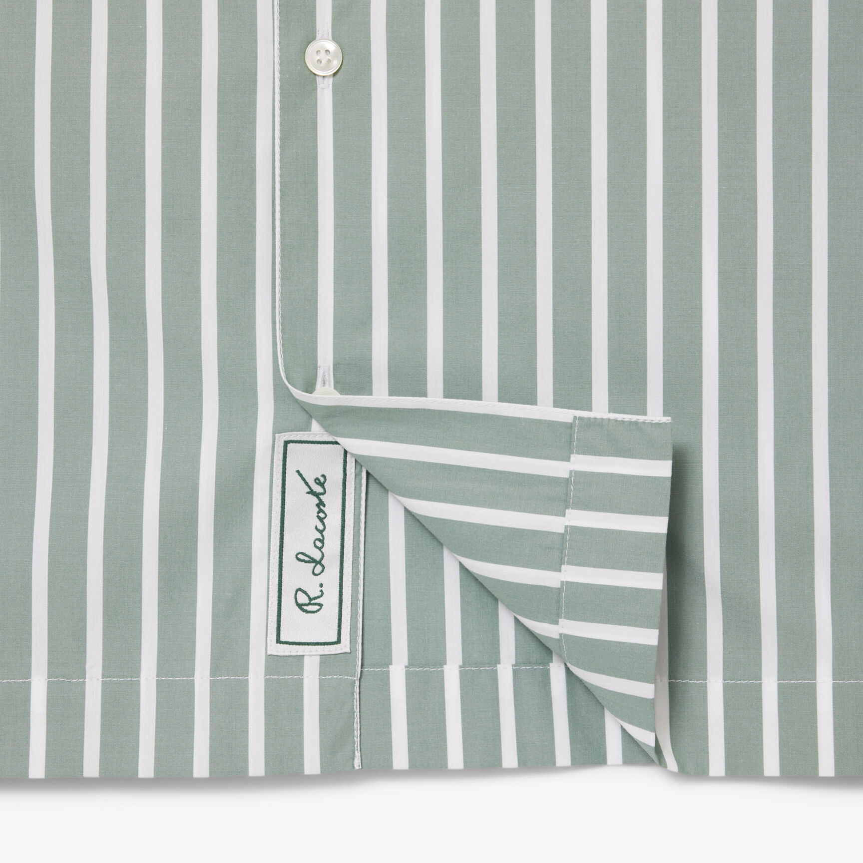 Relaxed Fit Striped Short Sleeved Shirt Relaxed Fit Striped Short Sleeved Shirt - CH9083-00-BLI