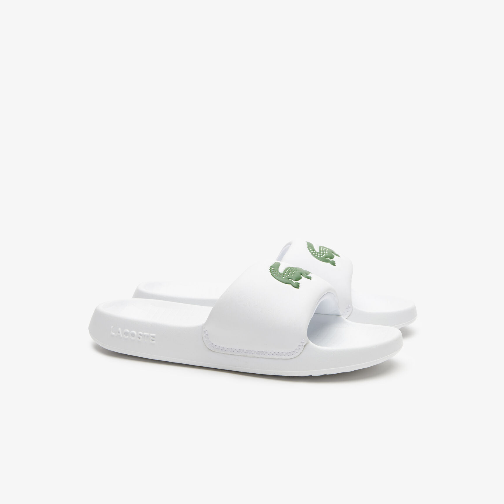 Women's Lacoste Croco 1.0 Synthetic Slides - 45CFA0002-082