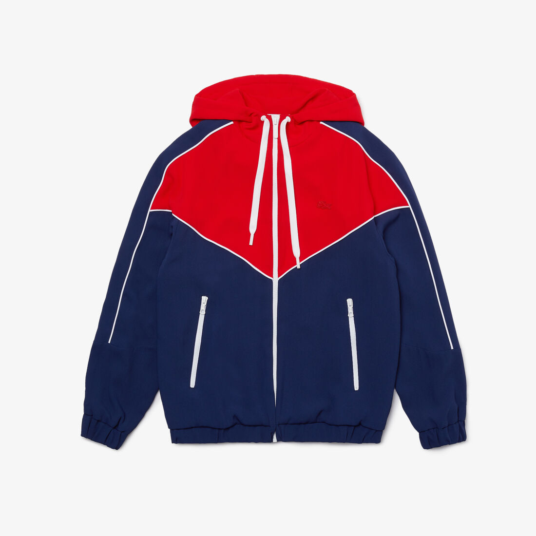 سويت شيرت بسحاب وغطاء رأس وكتل لونية للنساء سويت شيرت بسحاب وغطاء رأس وكتل لونية للنساء