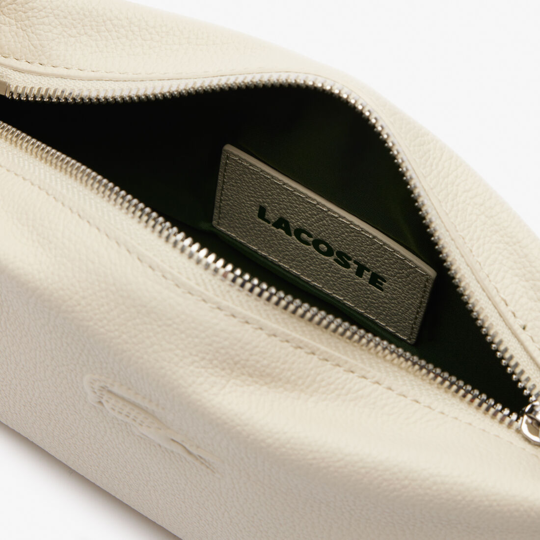 حقيبة سيتي كورت جرين صغيرة من الجلد المحبب Small City Court Grain Leather Hobo Bag - NF4532IE-M97