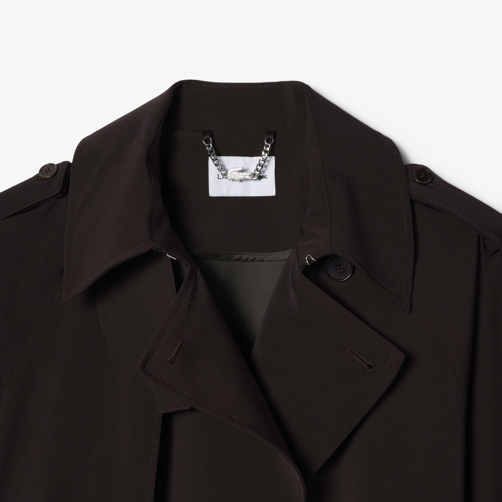 Oversized Wool Blend Trench Coat Oversized Wool Blend Trench Coat - BF9787-00-3LA