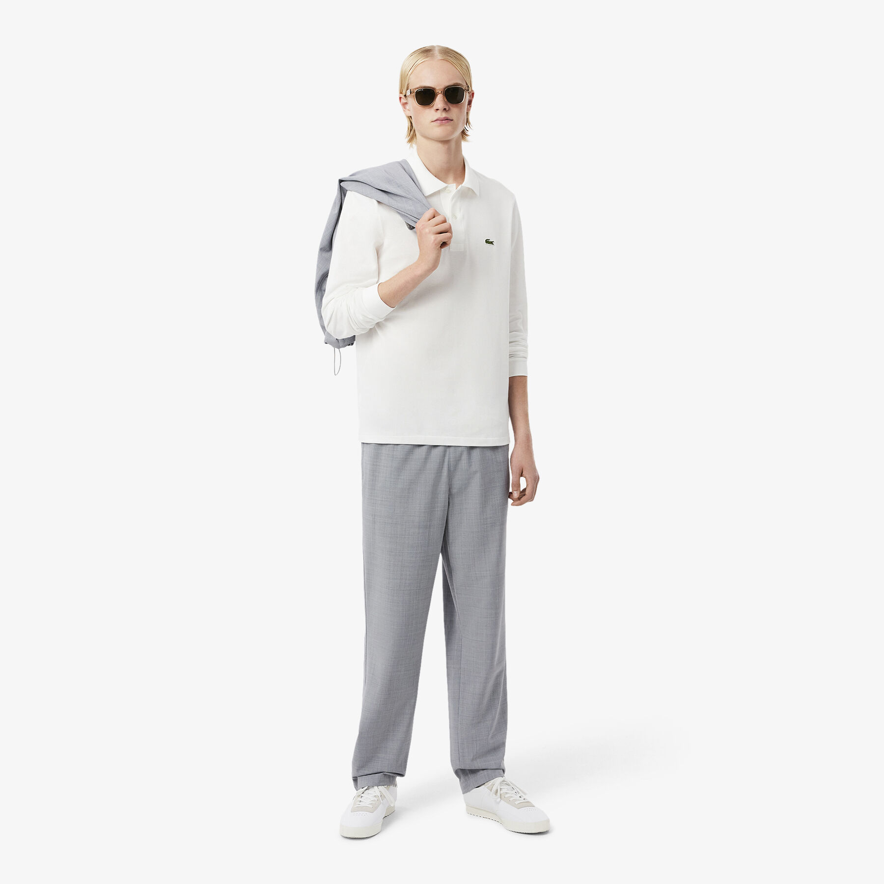 Regular Fit Wool Flannel Chino Pants lacoste regular fit wool flannel chino pants