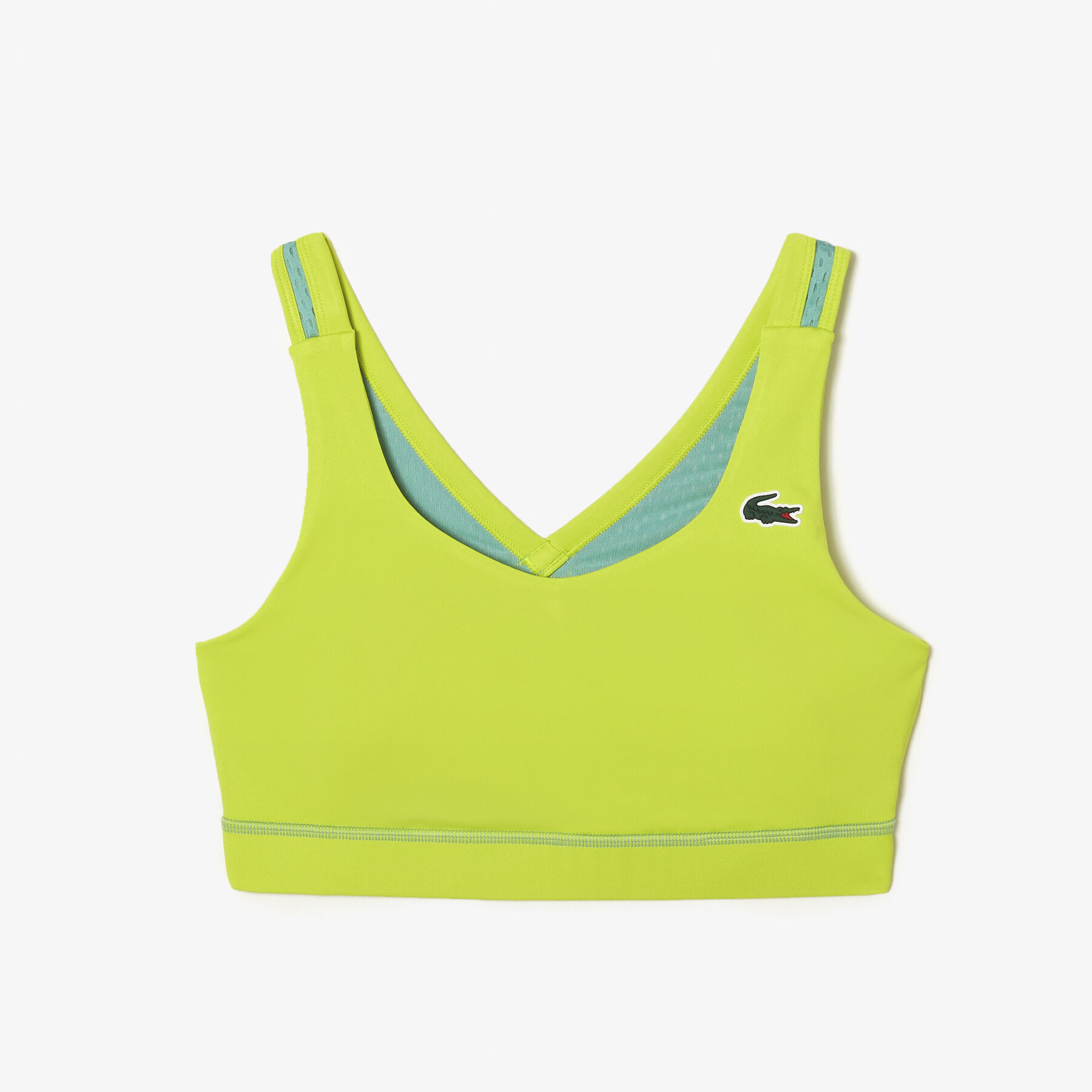 Women’s Lacoste Sport Ultra-Dry Recycled Polyester Sports Bra women s lacoste sport ultra dry recycled polyester sports bra