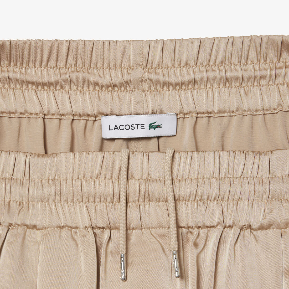 بنطال ساتان مطاطي واسع Oversized Elasticated Satin Pants - HF9801-00-X6F