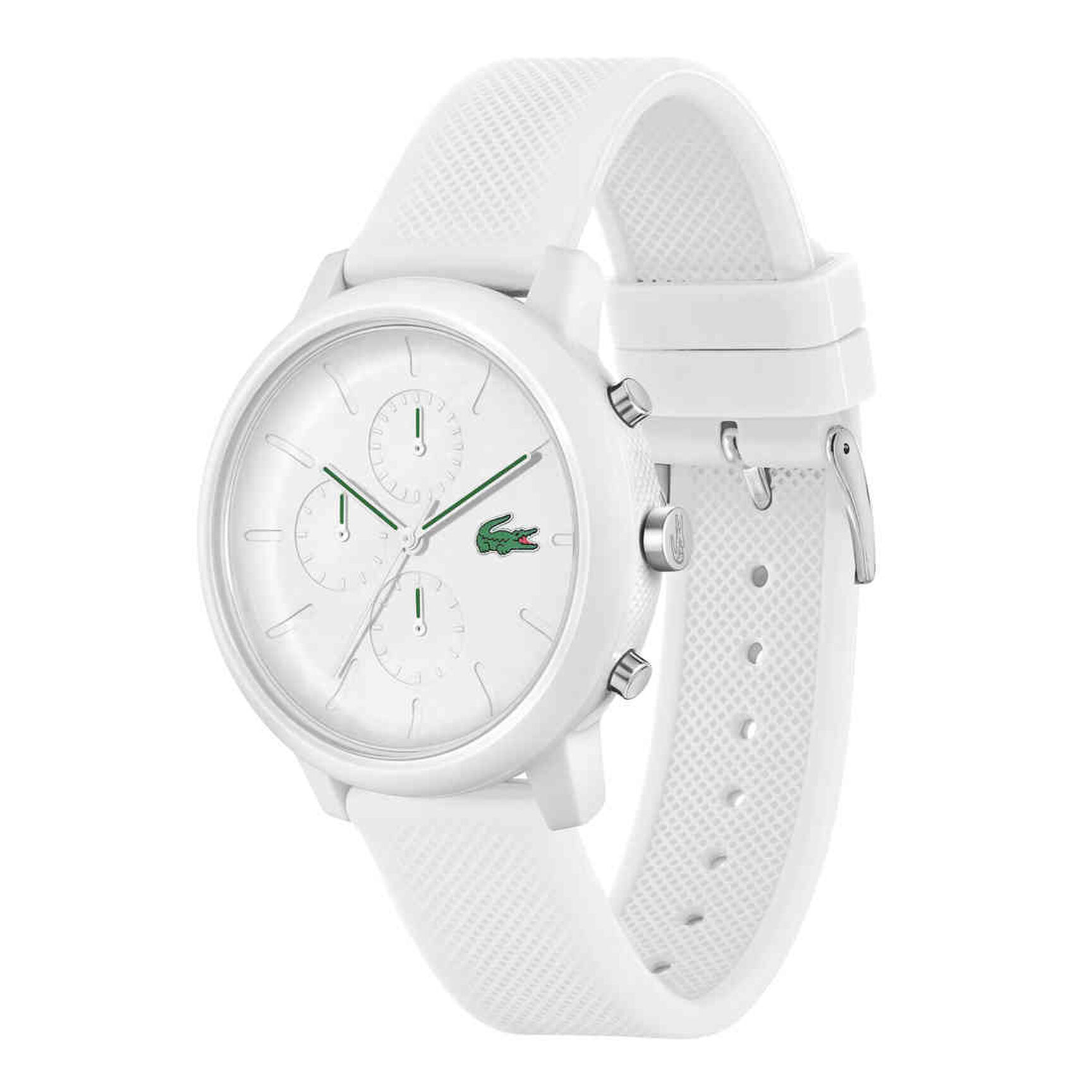 ساعة لاكوست 12.12 كرونو سبورت للرجال Men Lacoste1212 Chrono Sport Watch - 2011246-WHT
