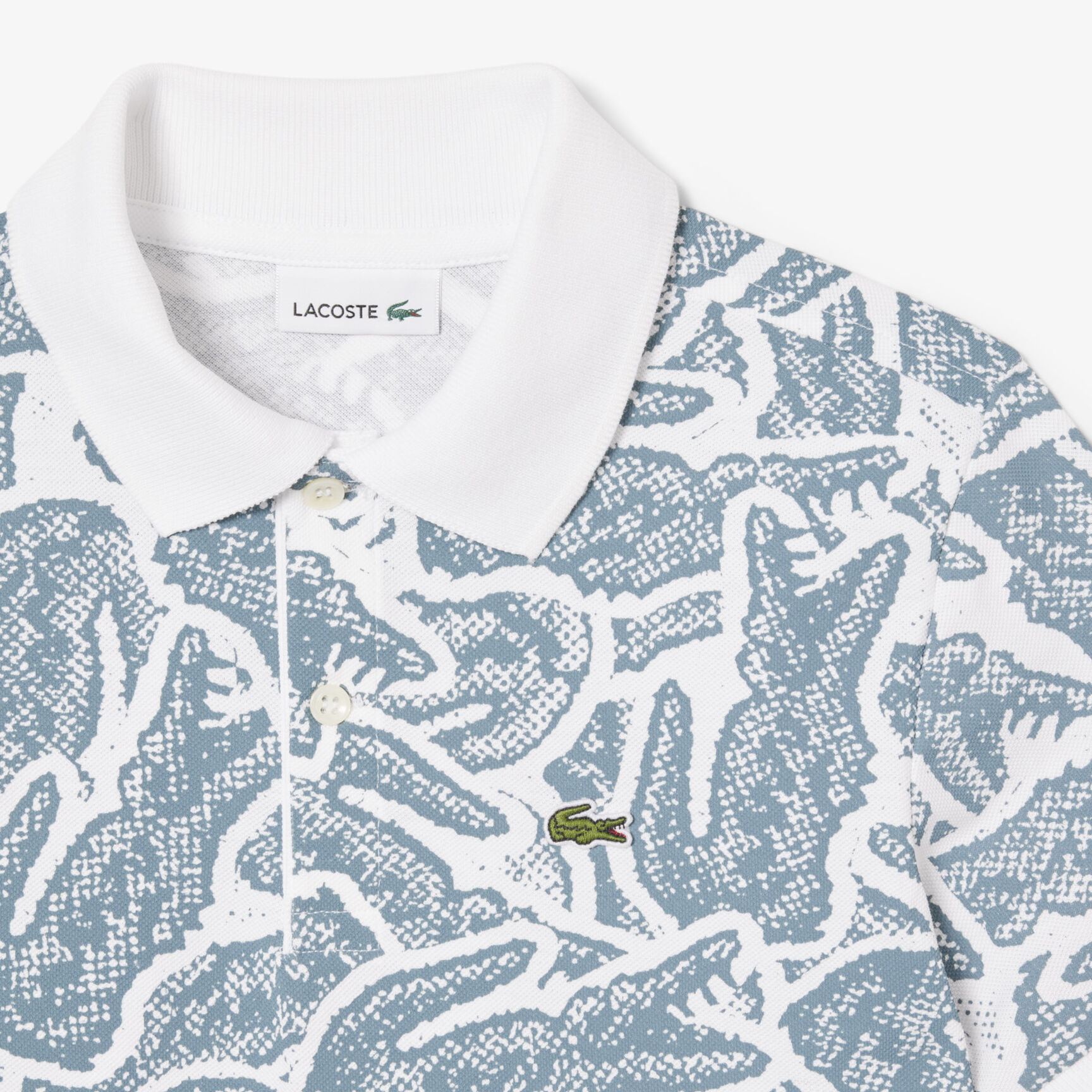 قميص بولو بيتيت بيكيه Petit Pique Print Polo Shirt - PJ8466-00-I0N