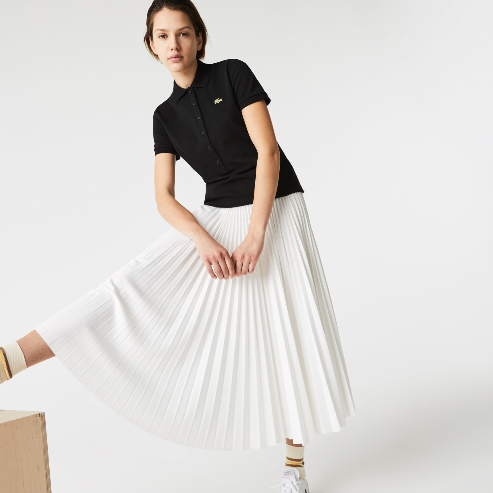 Women&rsquo;s Lacoste LIVE Slim Fit Stretch Cotton Piqu&eacute; Polo