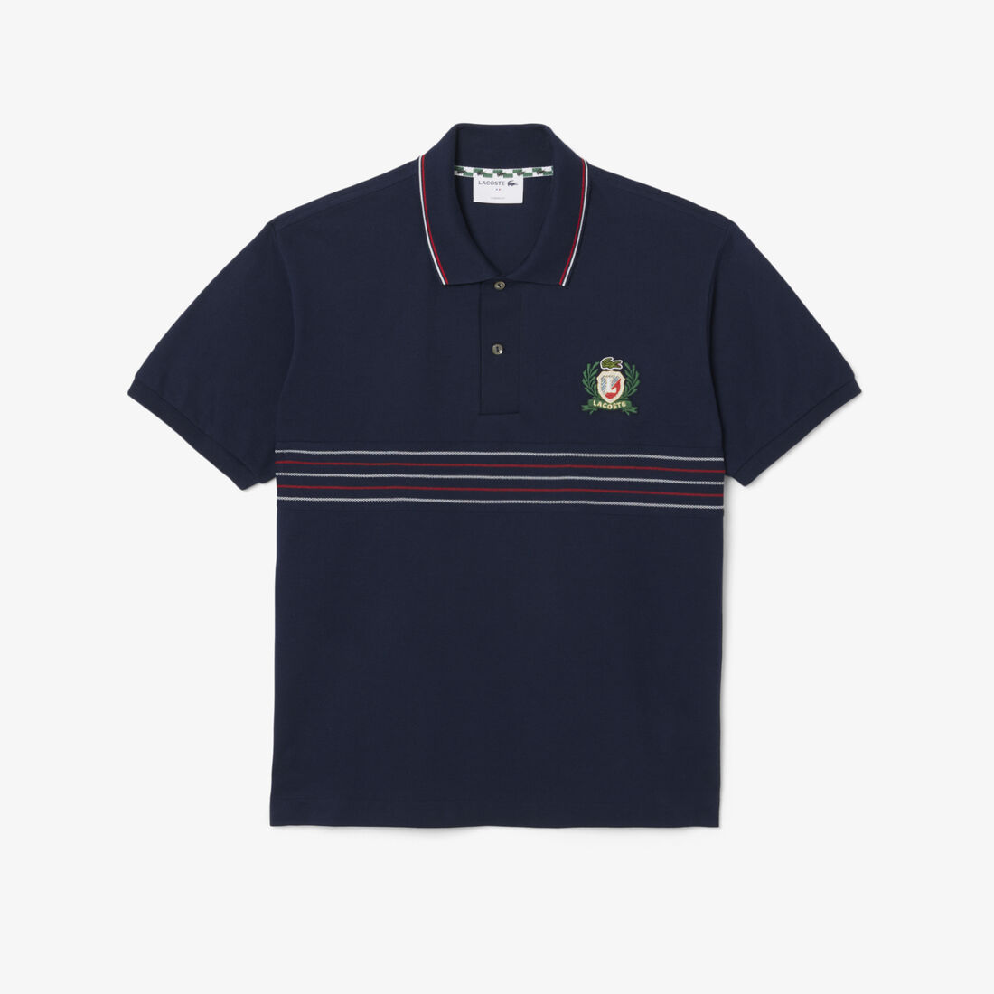 Classic Fit L.12.12 Embroidered Shield Polo Shirt Classic Fit L.12.12 Embroidered Shield Polo Shirt - PH0037-00-166