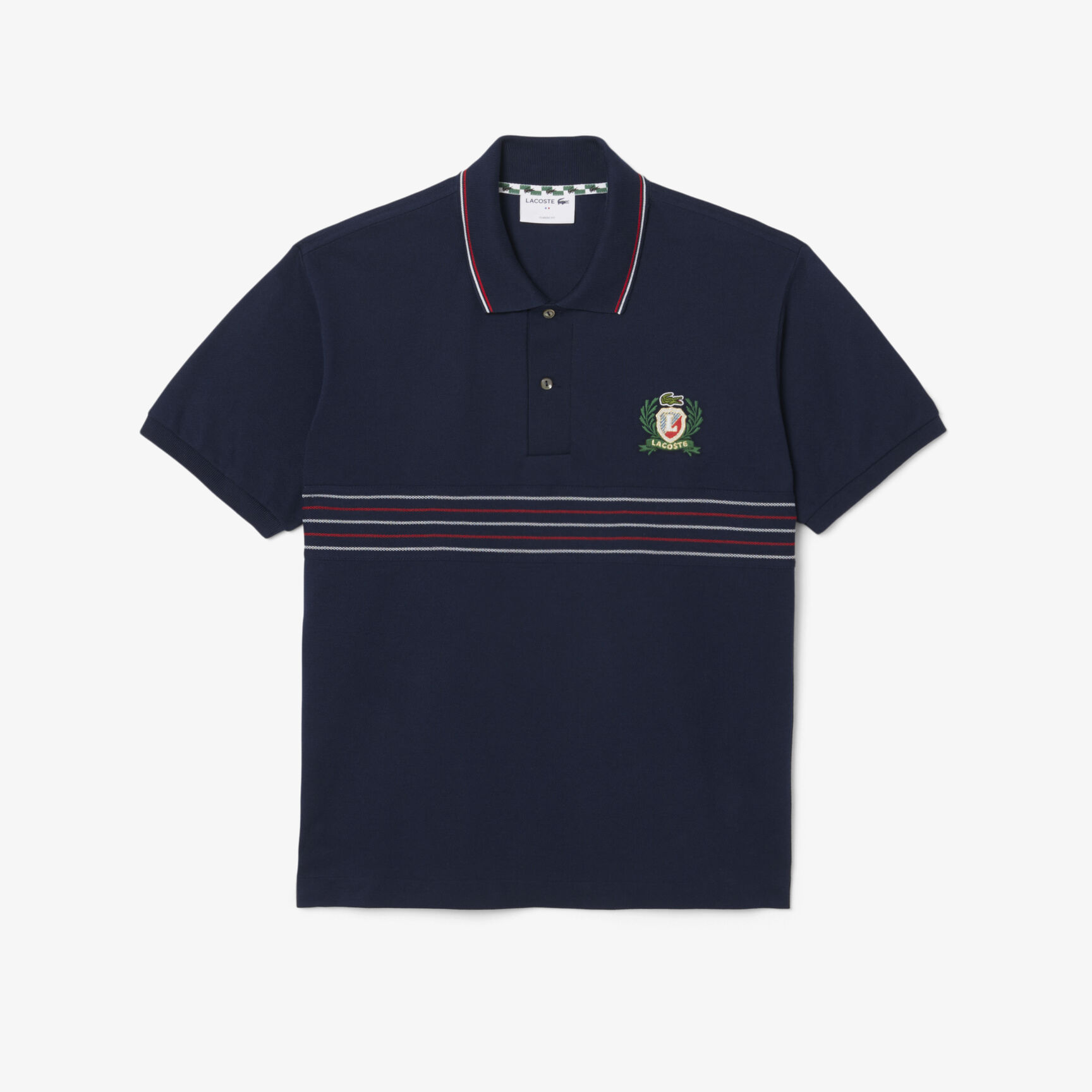 Classic Fit L.12.12 Embroidered Shield Polo Shirt Classic Fit L.12.12 Embroidered Shield Polo Shirt - PH0037-00-166