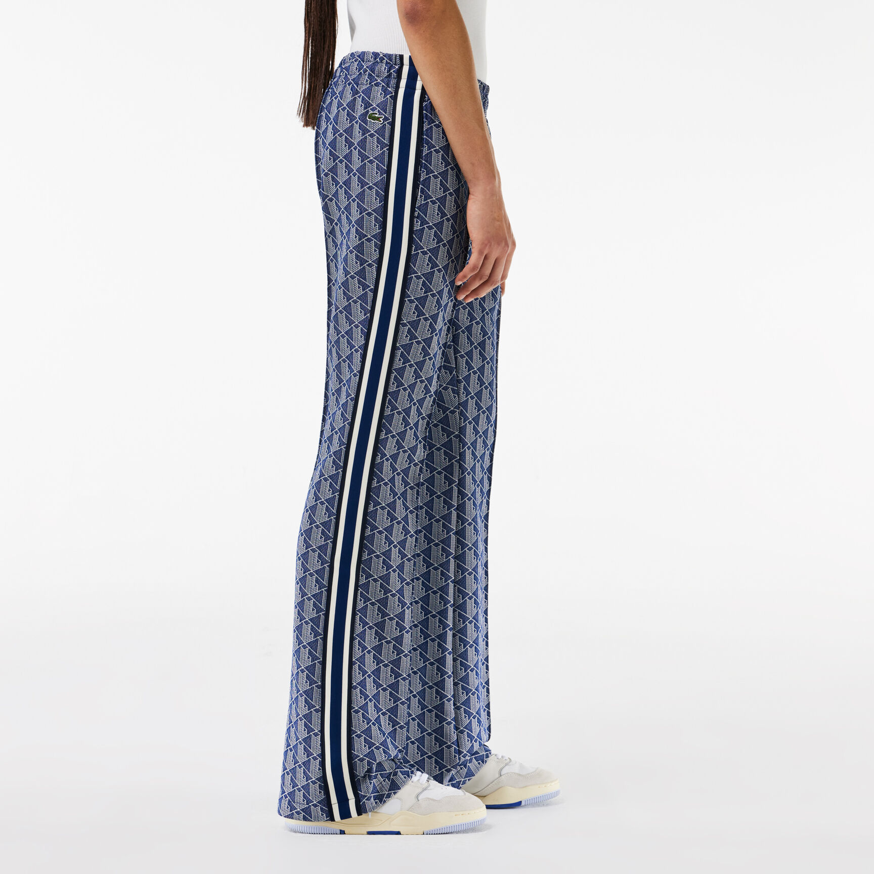 Women's Lacoste Monogram Print Trackpants - XF9313-00-QIE