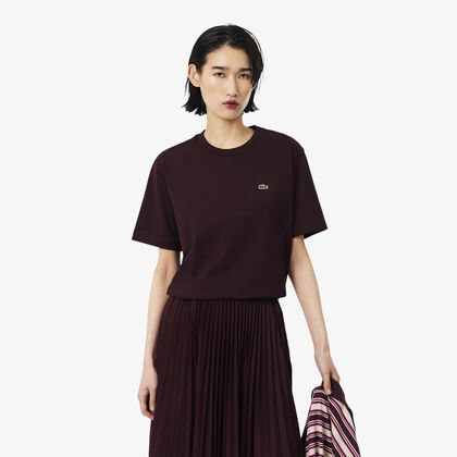 lacoste relaxed fit soft cotton t shirt