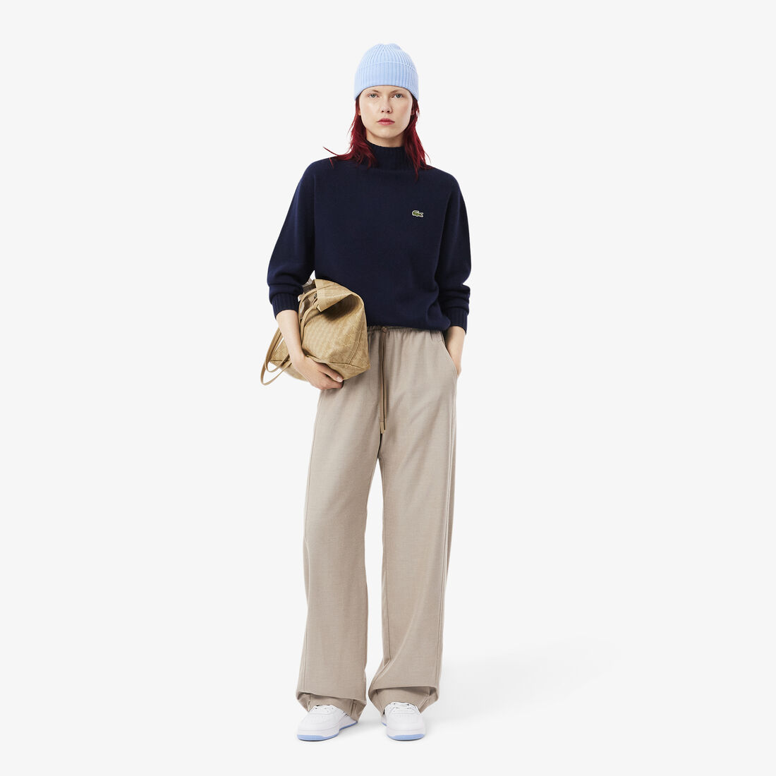 مجموعة أحذية رياضية جلدية L001 للنساء Women's L001 Set Leather Sneakers - 48SFA0128-1T3