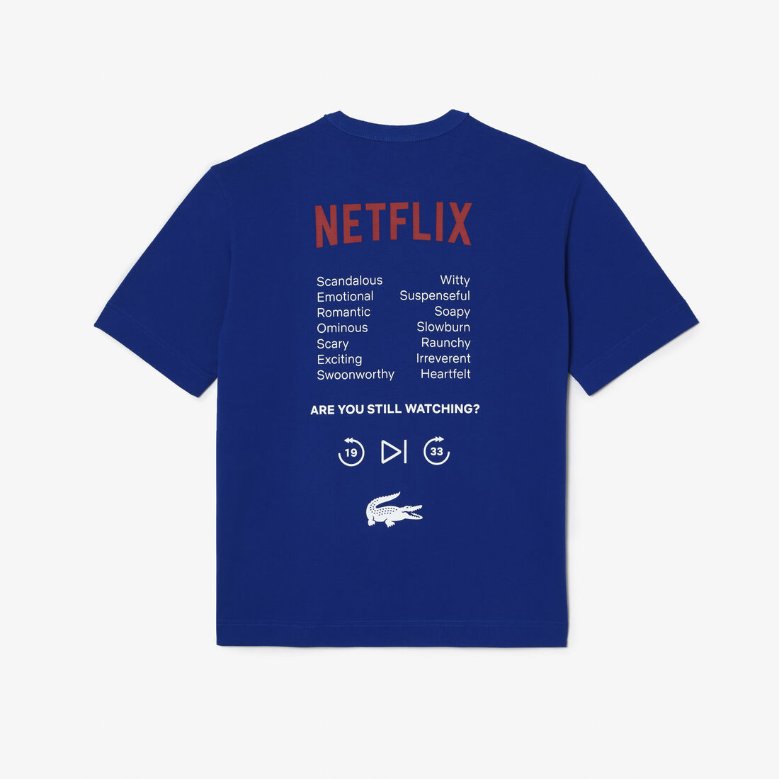 Unisex Lacoste x Netflix Loose Fit Organic Cotton T-shirt Unisex Lacoste x Netflix Loose Fit Organic Cotton T-shirt