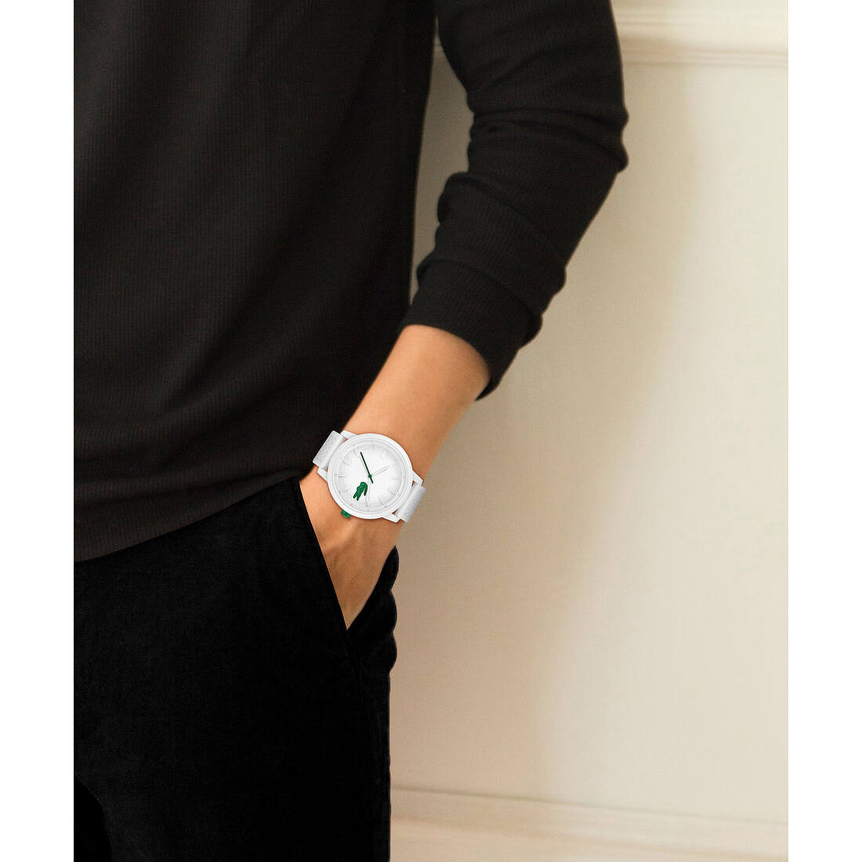Men Non-metal Watch - 2011315-WHT