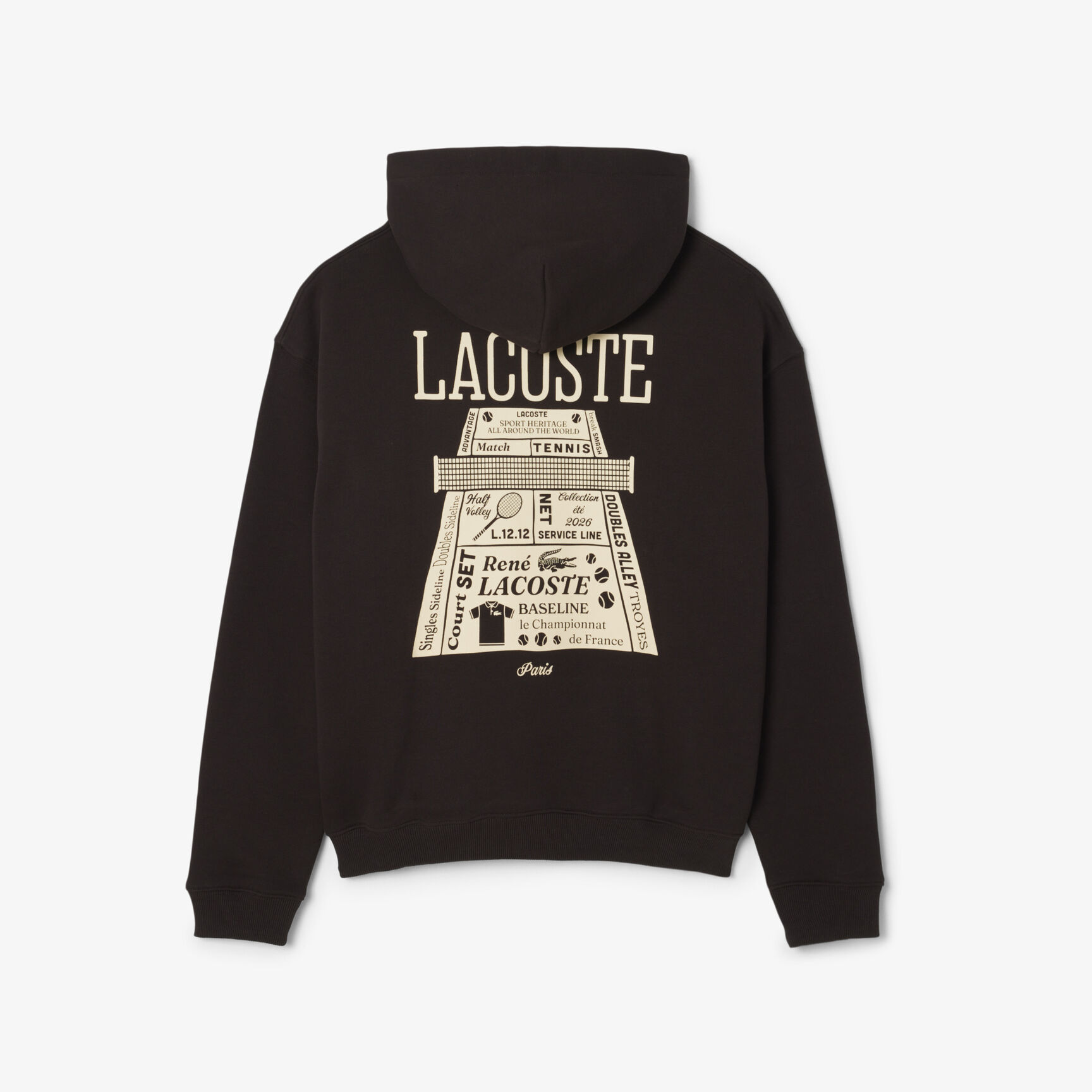 Loose Fit Printed Hoodie - SH0518-00-3LA