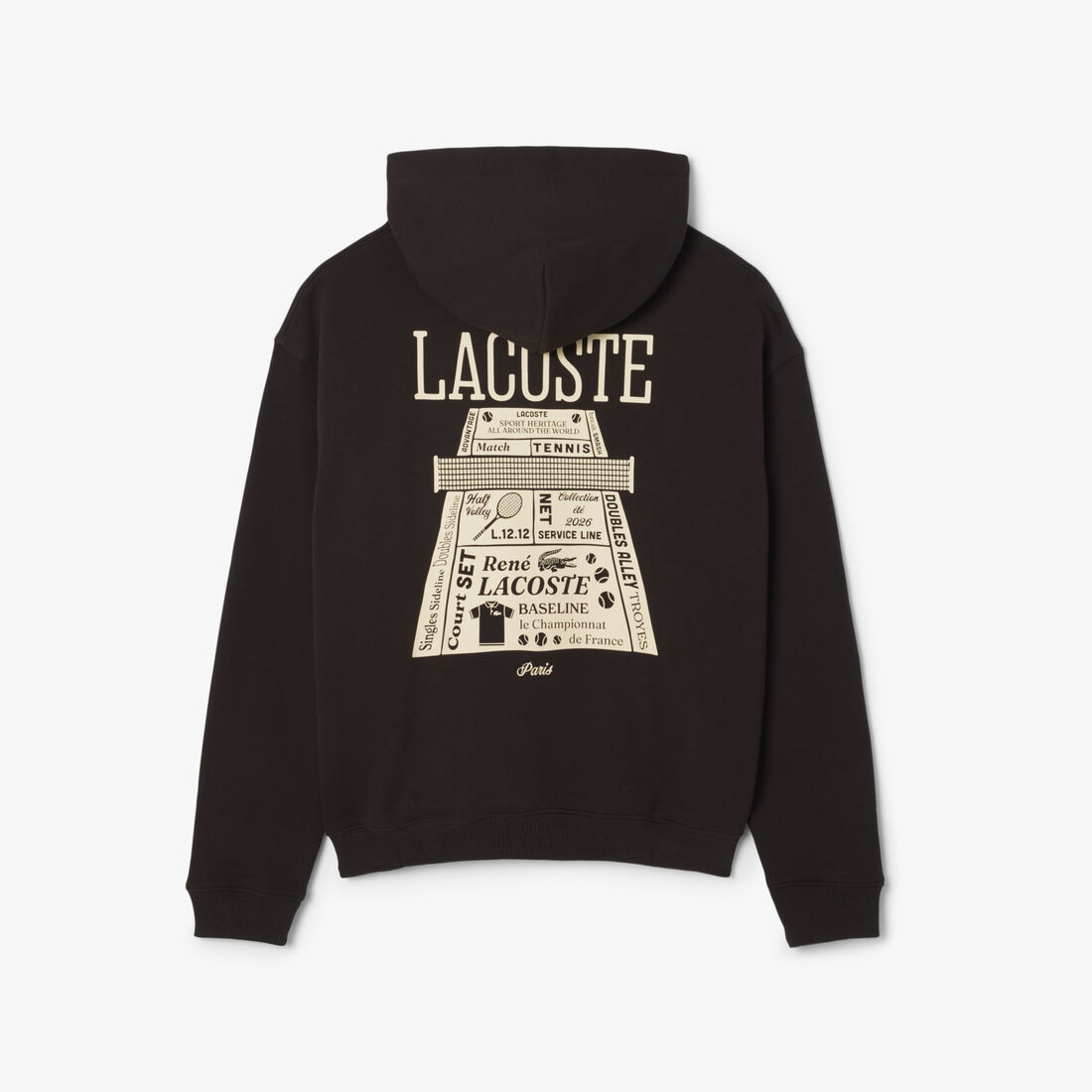 هودي مطبوع بقصة فضفاضة Loose Fit Printed Hoodie - SH0518-00-3LA