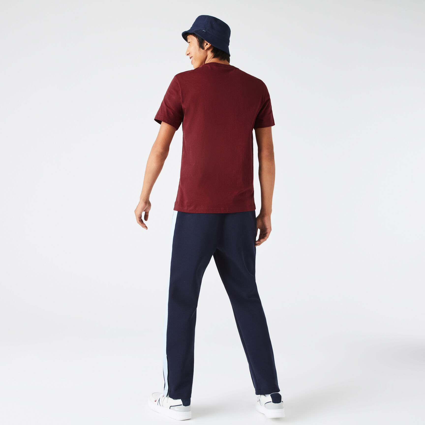 Men's Crew Neck Signature Embroidery Cotton T-shirt Men's Crew Neck Signature Embroidery Cotton T-shirt