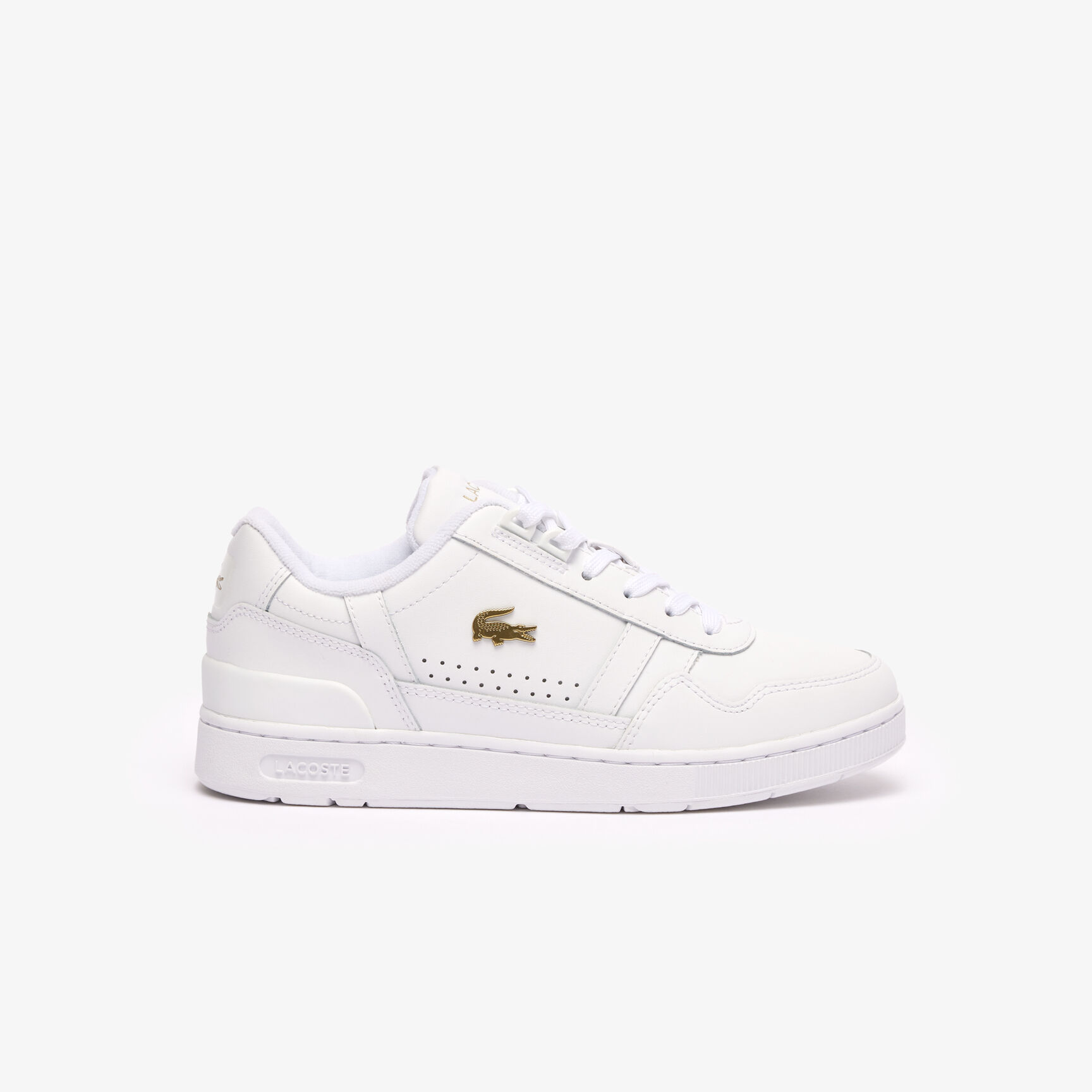 حذاء رياضي نسائي مصنوع من الجلد T-Clip Women's T-Clip Leather Trainers - 47SFA0060-216