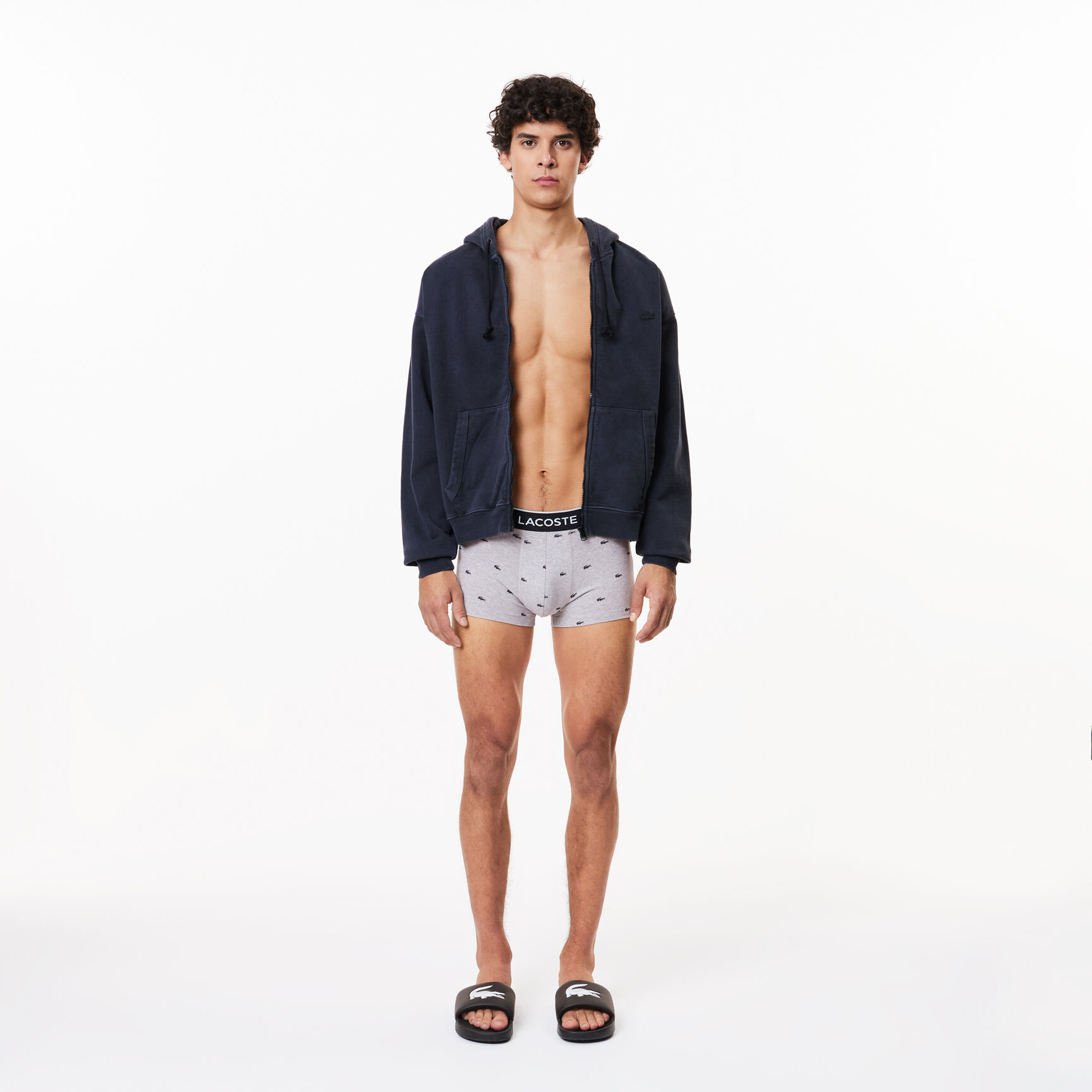 طقم بوكسر كاجوال أسود، 3 قطع Pack Of 3 Casual Signature Trunk - 5H3411-00-VDP