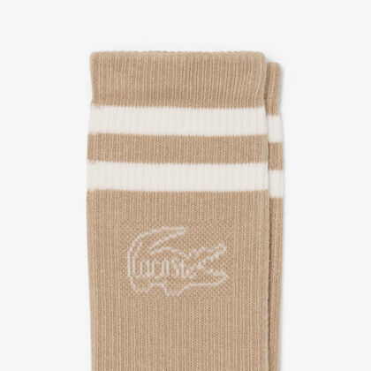 lacoste 3 pack ribbed socks