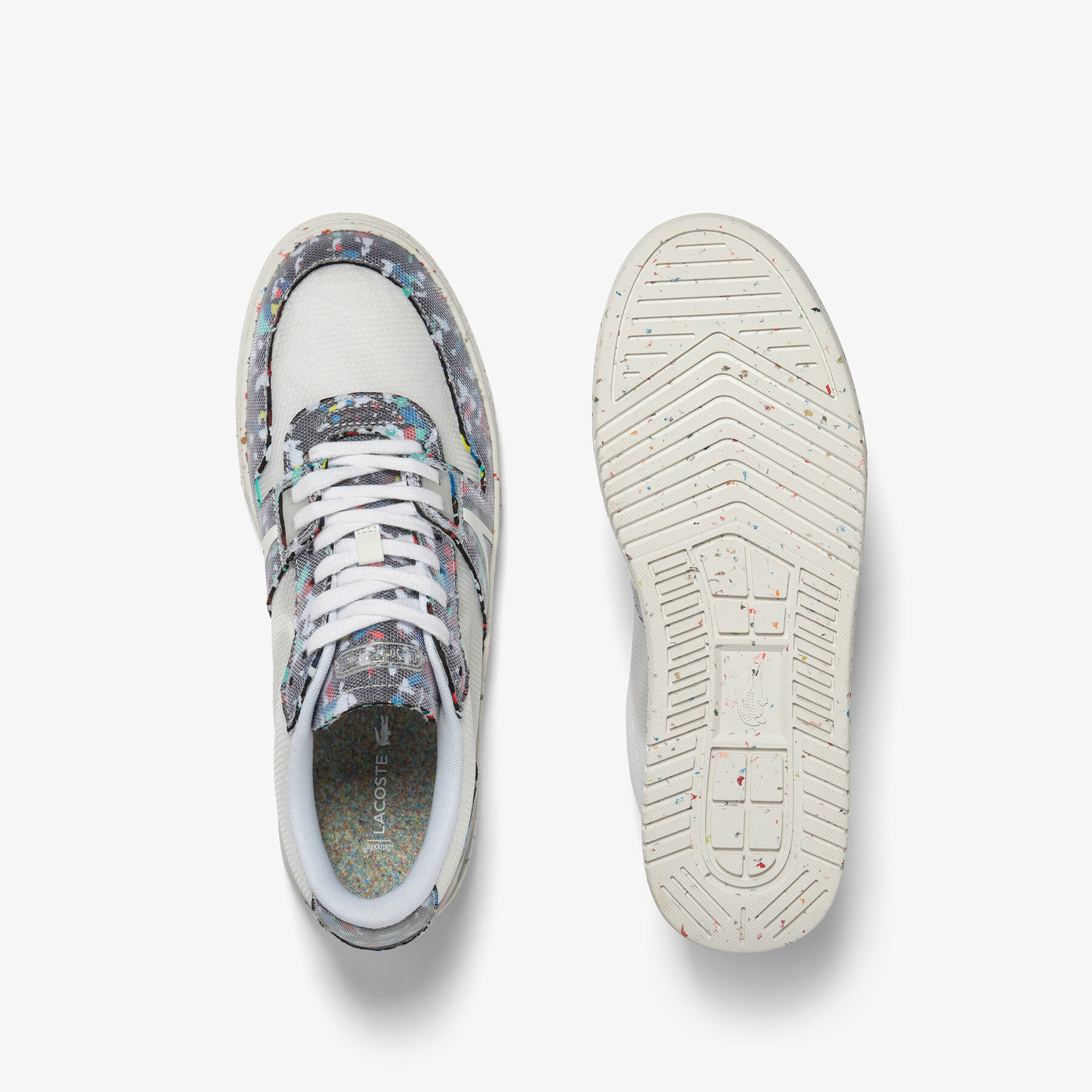 Men's Lacoste L001 Eco Leather Trainers men s lacoste l001 eco leather trainers