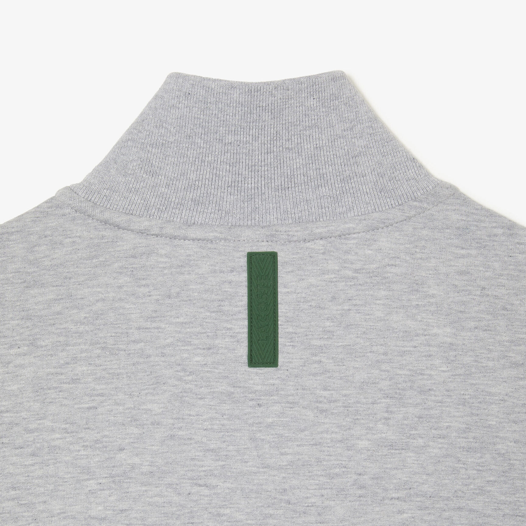 سويت شيرت لاكوست قطن عضوي ناعم للرجال High Neck Zip-Up Sweatshirt - SH2702-00-CCA