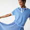 women s lacoste loose fit open collar flowing piqu  polo