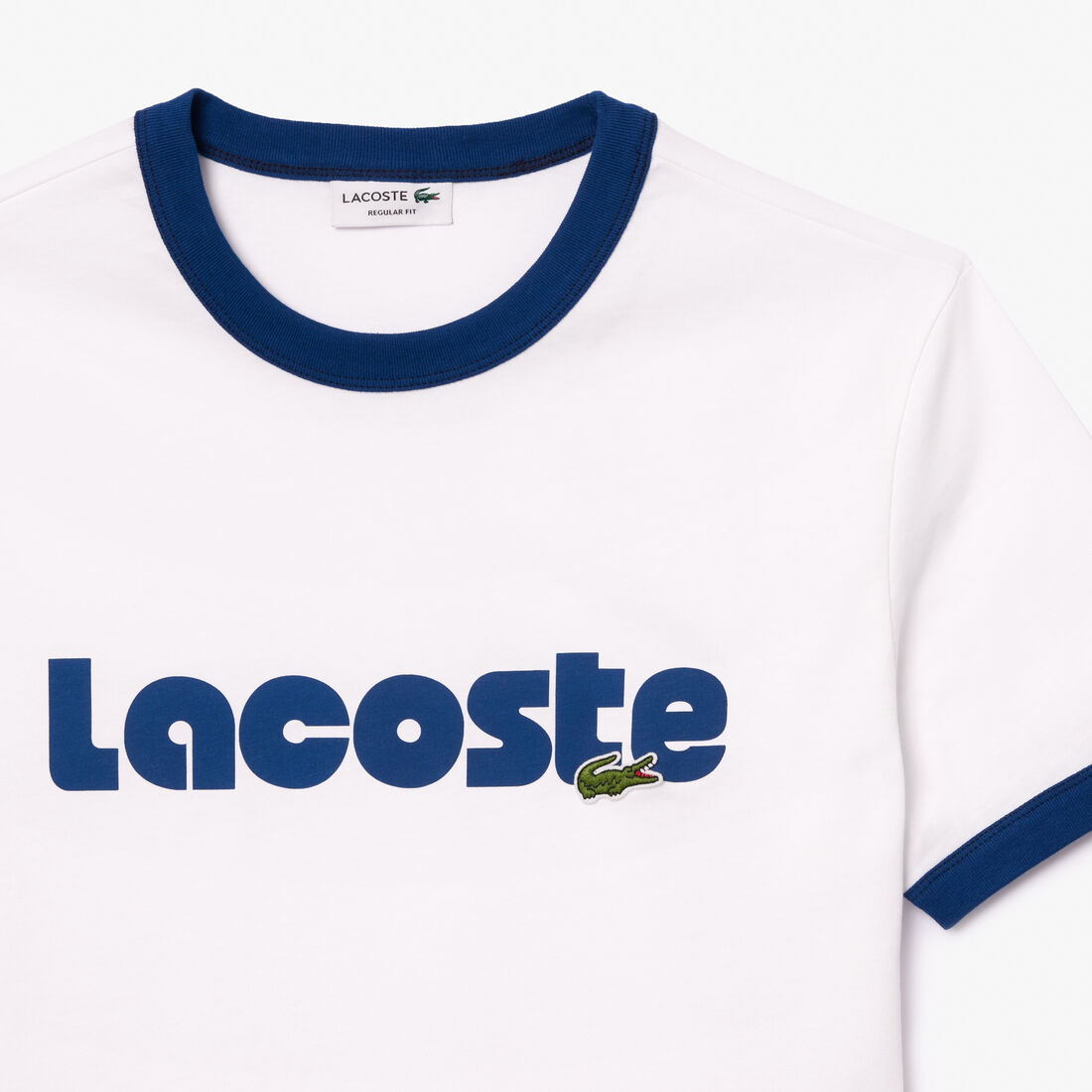 Lacoste Print Contrast Accent T-shirt Lacoste Print Contrast Accent T-shirt - TH7531-00-F2F