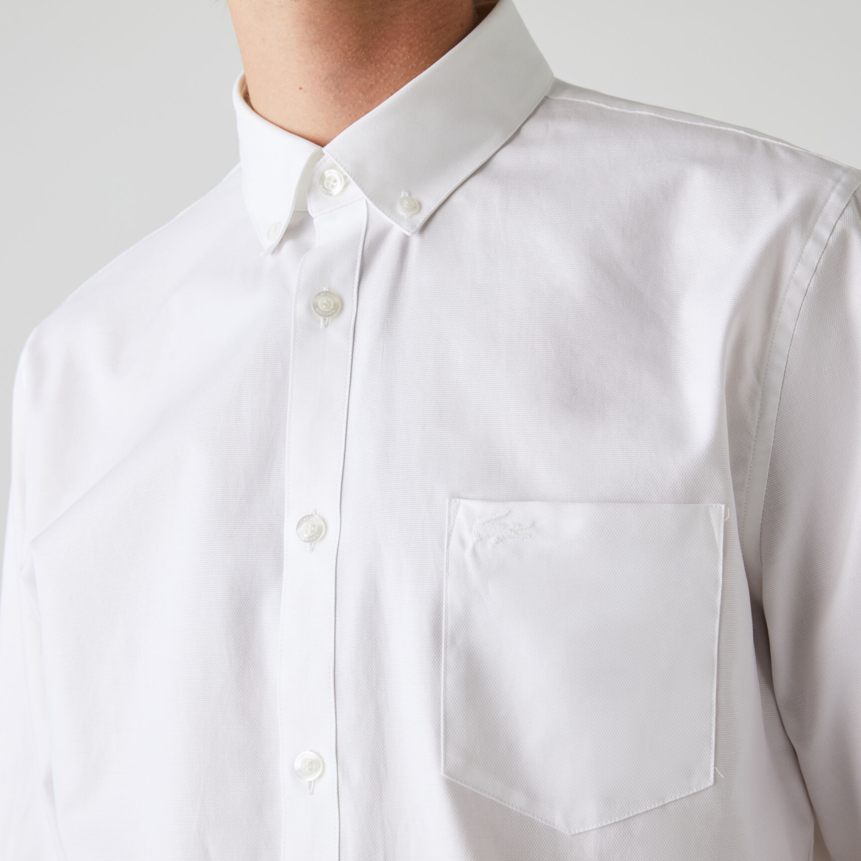 Men's Regular Fit Cotton Mini Pique Shirt
