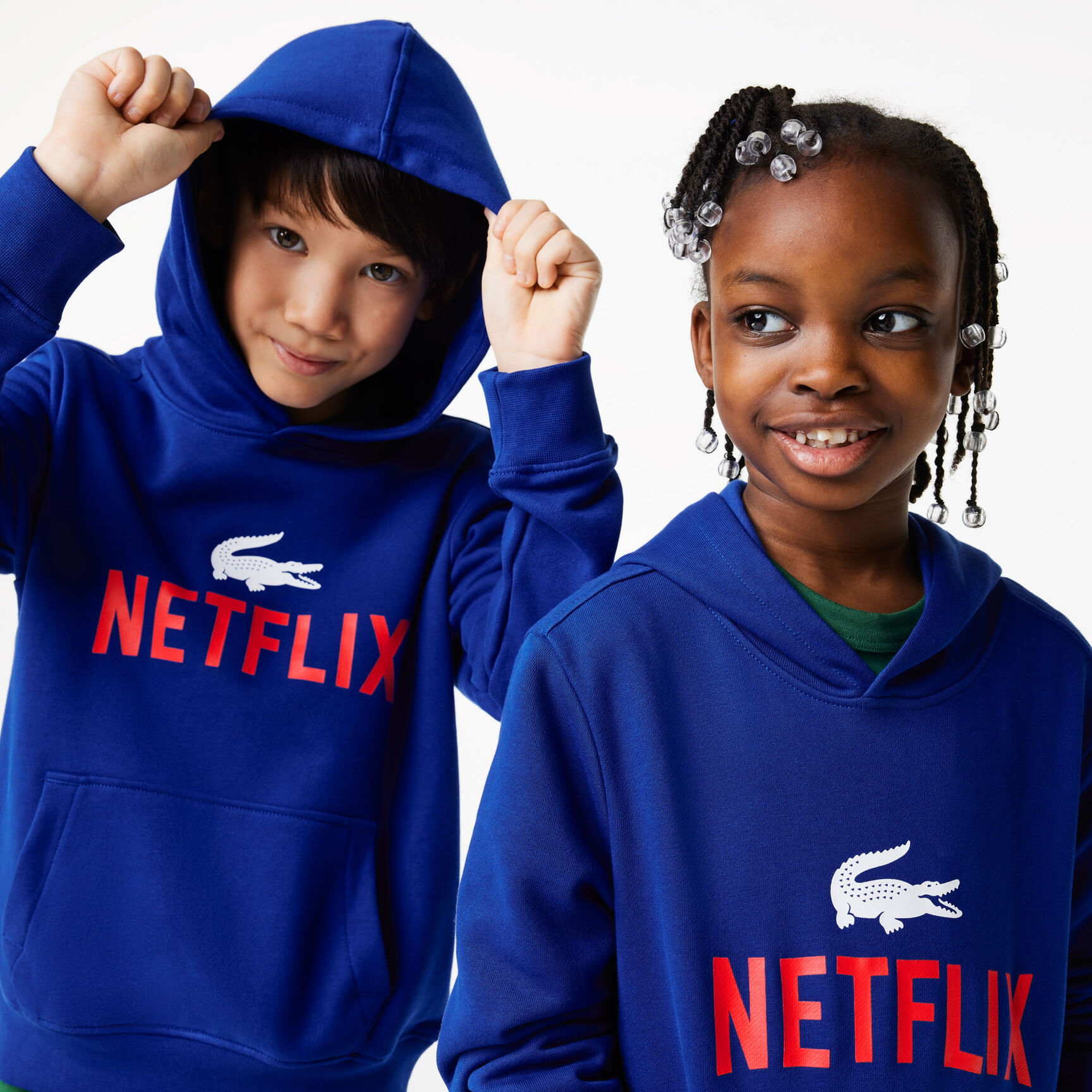 هودي قطن عضوي للأطفال مجموعة Lacoste x Netflix هودي قطن عضوي للأطفال مجموعة Lacoste x Netflix