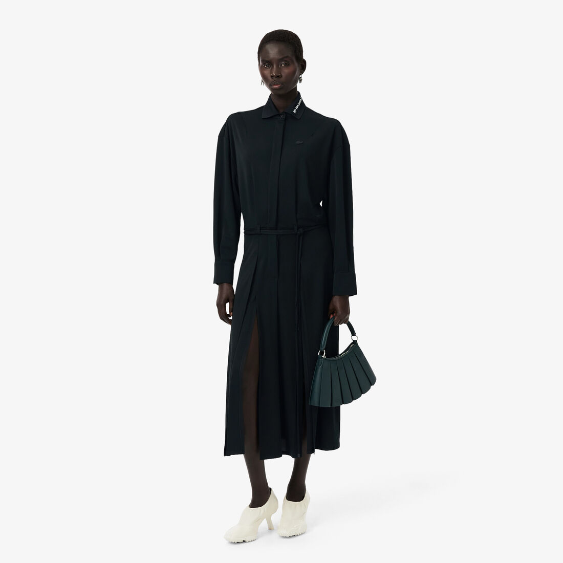 Runway Pleated Polo Maxi Dress - EF3623-00-GJP