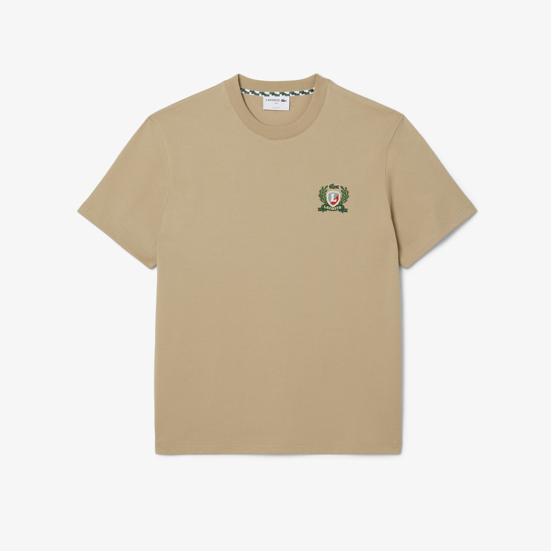French Made Embroidered Badge T-shirt - TH0027-00-02S