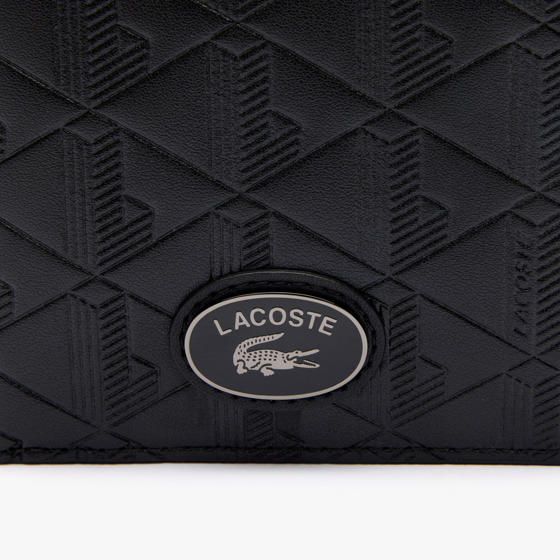 محفظة نقود متوسطة الحجم من الجلد بنقشة المونوغرام Medium Nomogramme Leather Billfold - NH4400MR-000