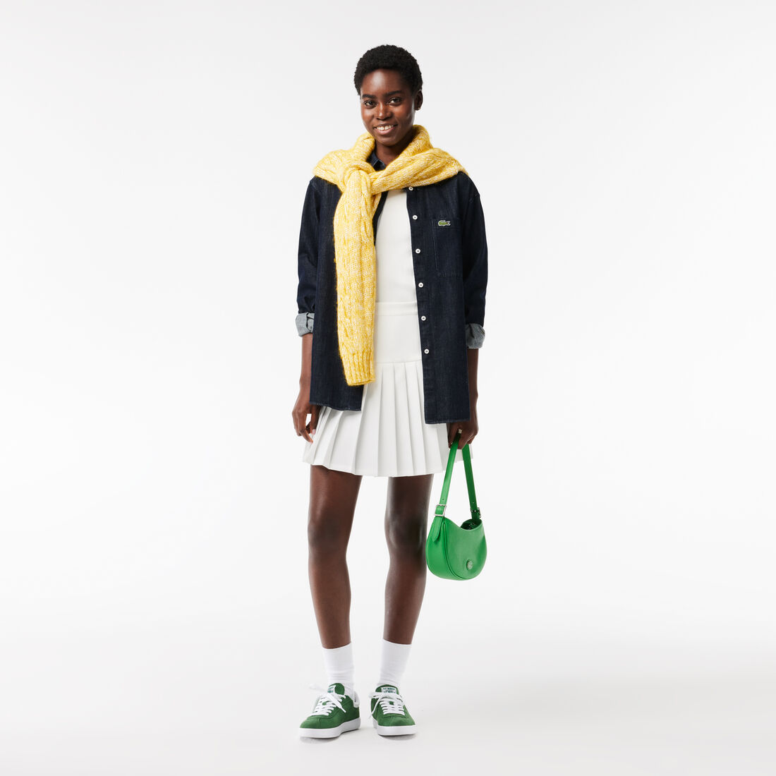 Oversized Denim Shirt Women's Lacoste Oversized Cotton Denim Shirt - CF0036-00-0PV