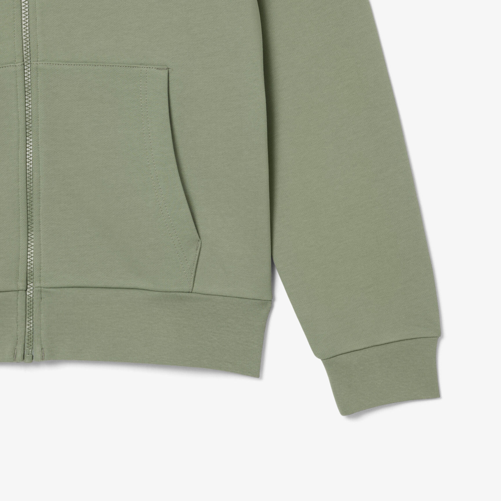 Classic Fit Zipped Fleece Sweatshirt Classic Fit Zipped Fleece Sweatshirt - SH9809-00-S86