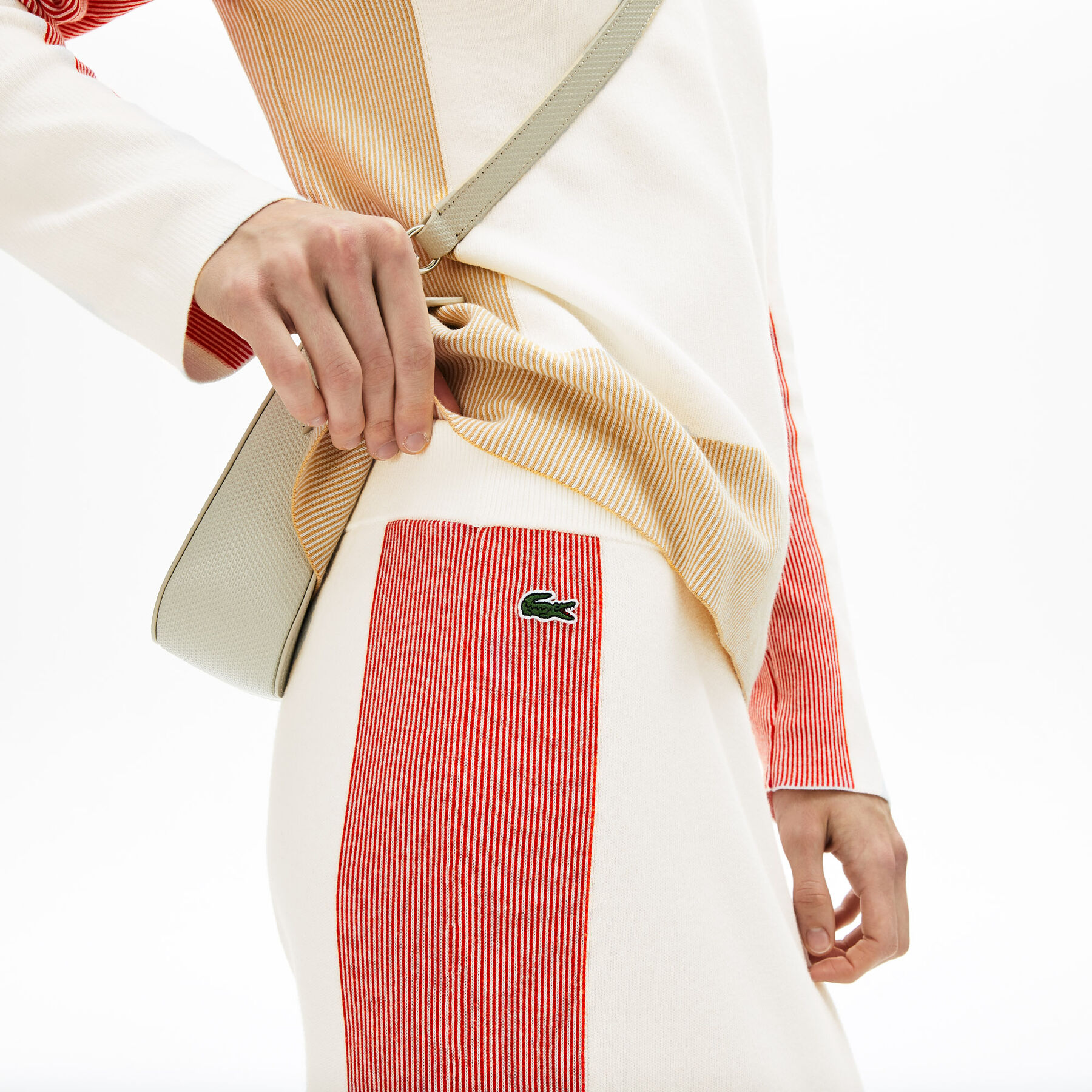 Women's Colourblock Pencil Skirt lacoste women s colourblock pencil skirt
