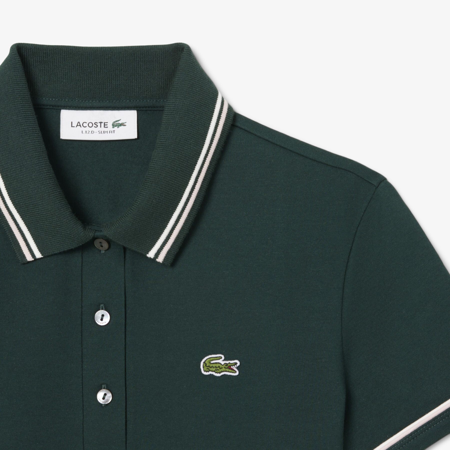 L.12.D Slim Fit Trim Detail Polo Shirt - DF5284-00-AIG