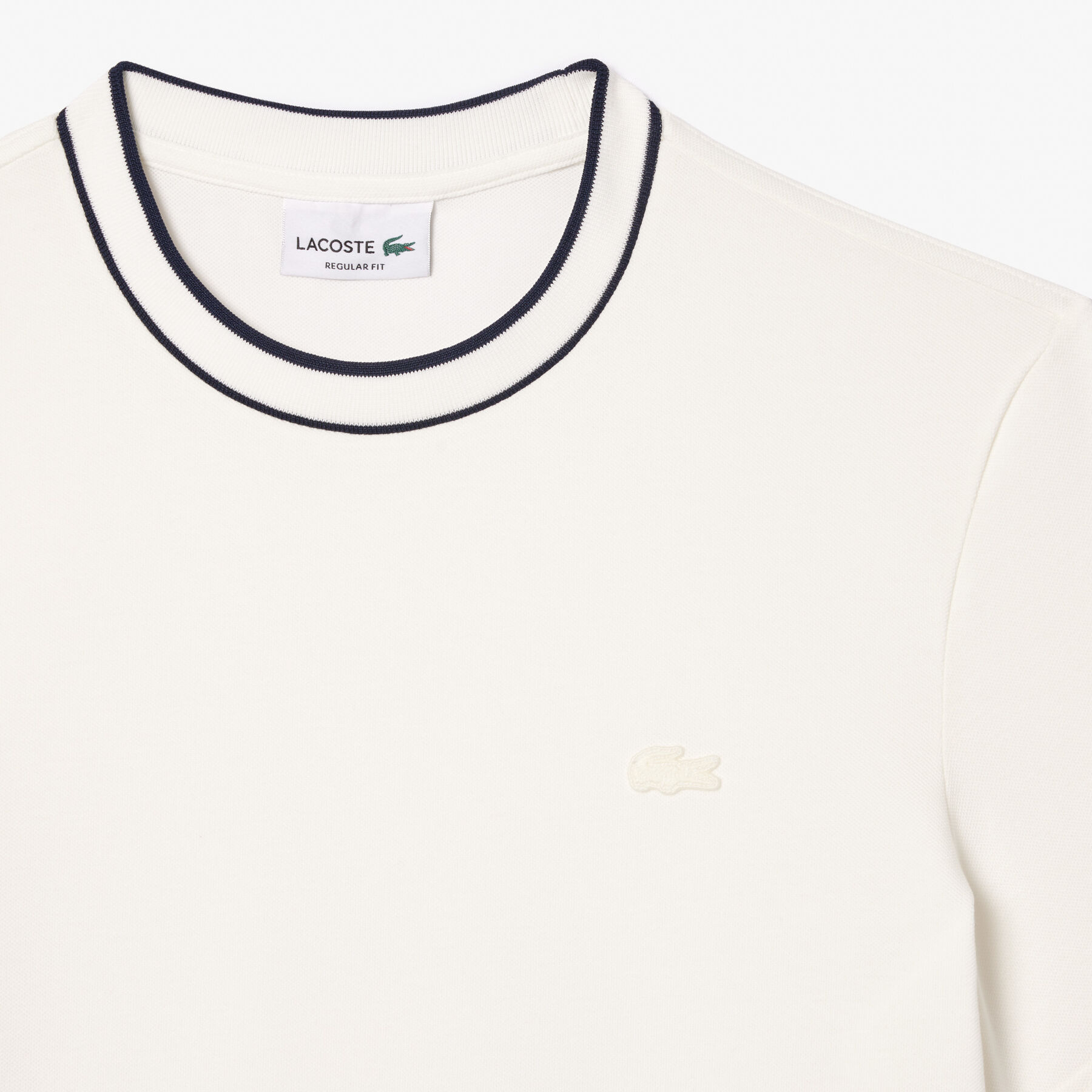 Stretch Pique Stripe Collar T-shirt - TH8174-00-70V