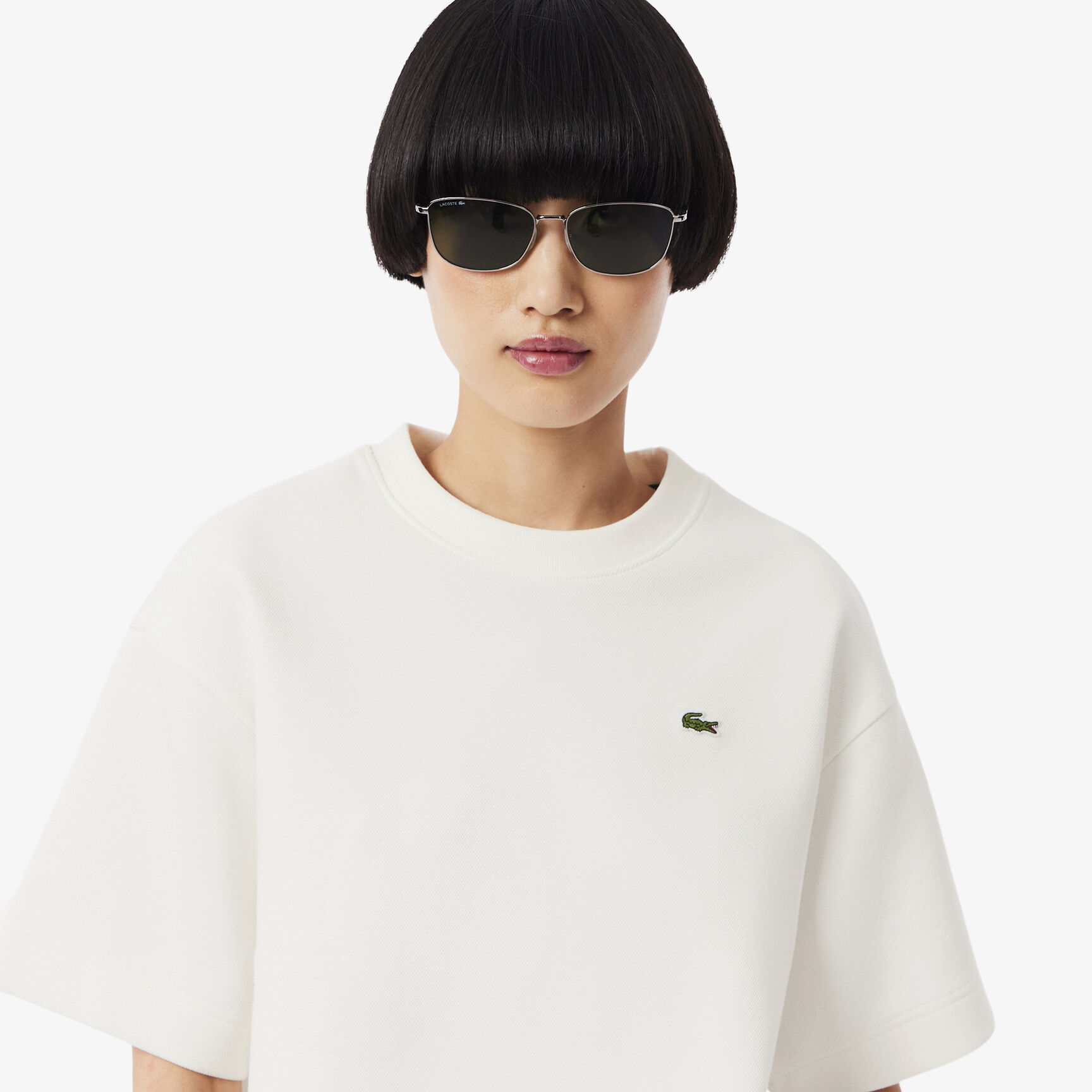 Oversized Double Face Pique T-shirt - TF6902-00-70V