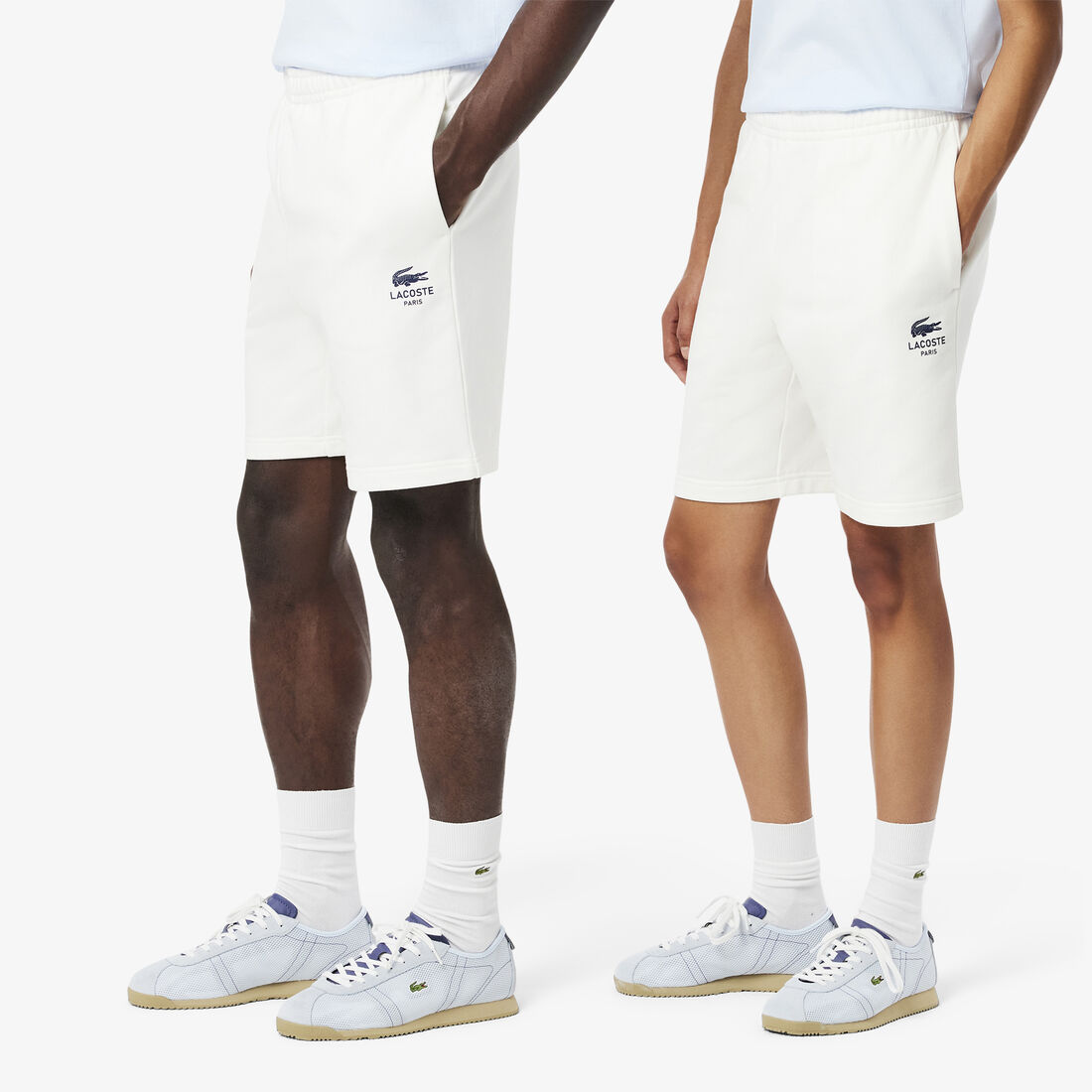 Printed cotton fleece shorts Printed cotton fleece shorts - GH0990-00-70V