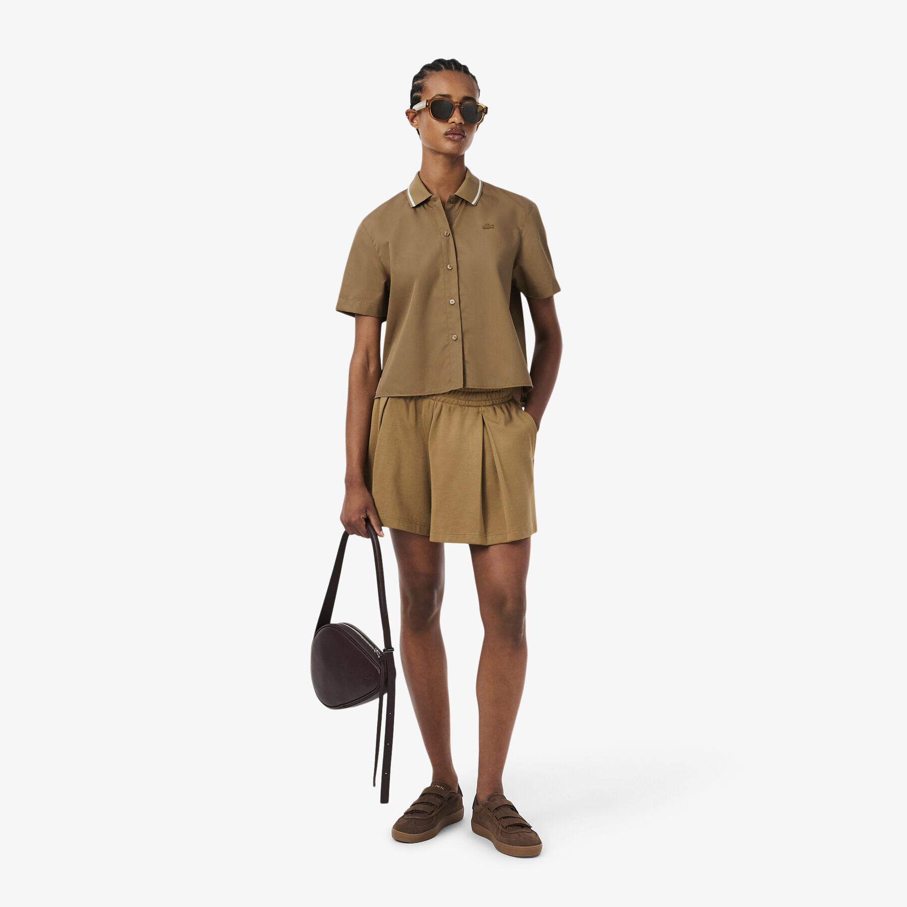 Petit Pique Effect Oversized Shirt lacoste petit pique effect oversized shirt