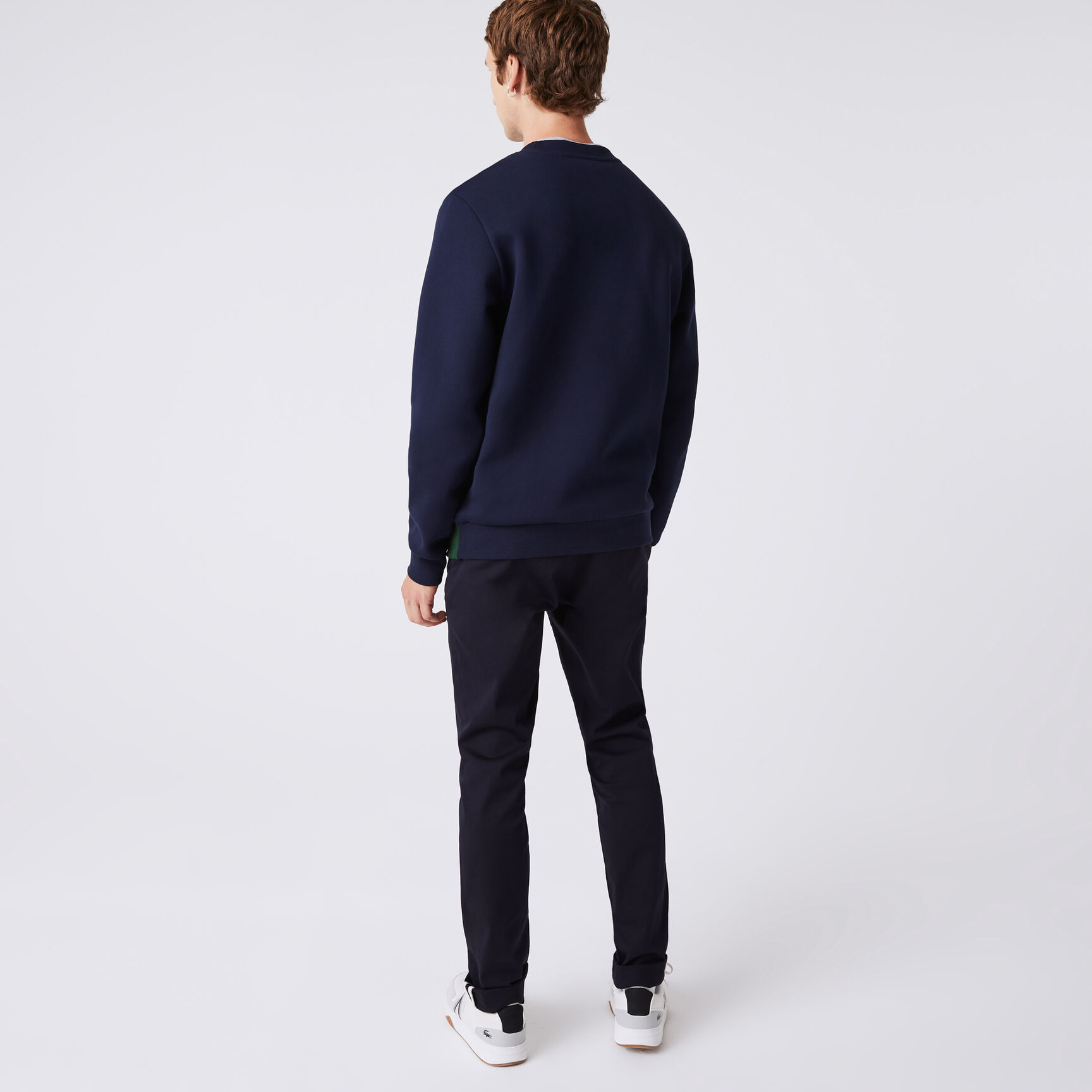 Men’s Lacoste Branded Color-Block Sweatshirt Men’s Lacoste Branded Color-Block Sweatshirt
