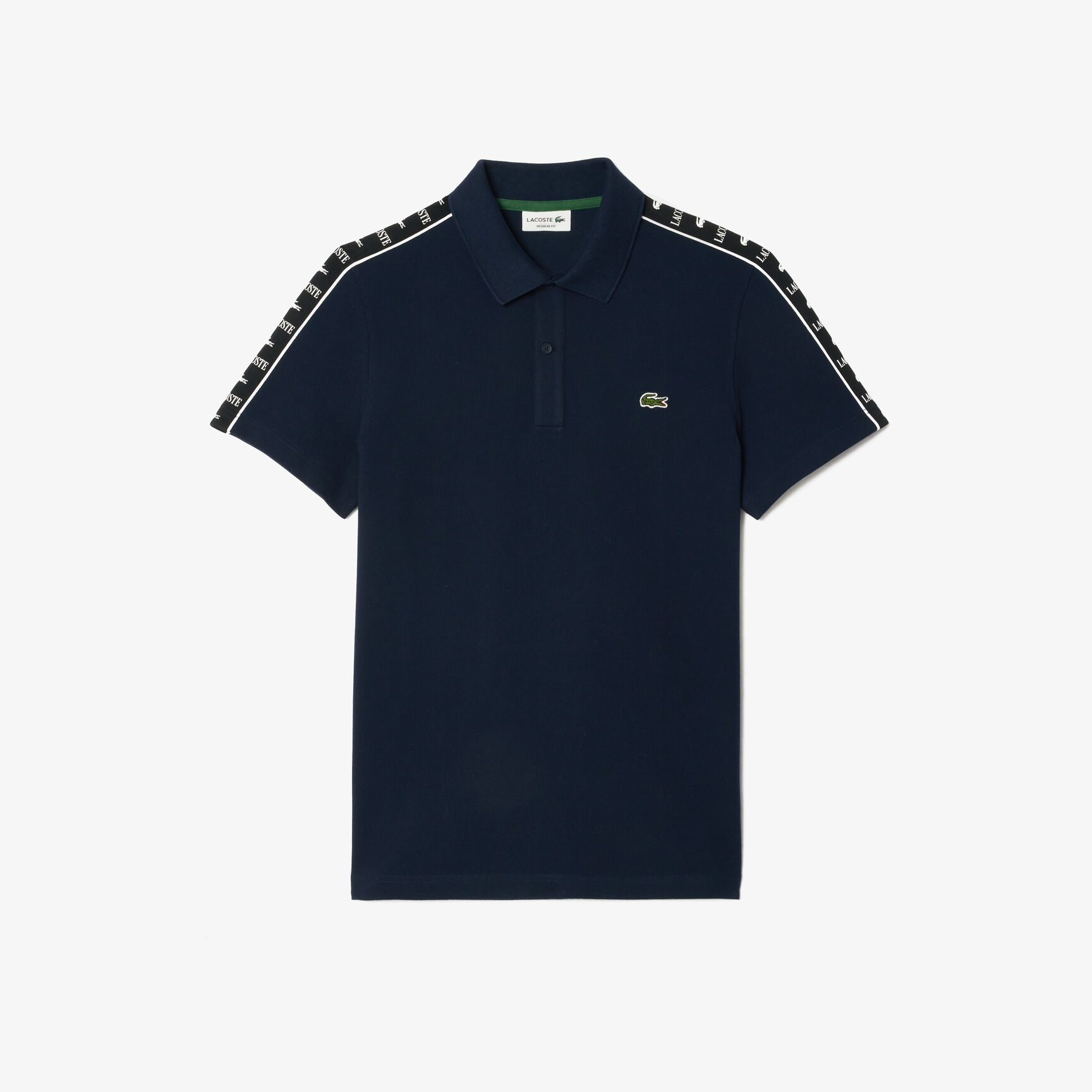 Contrast Stripe Pique Polo Shirt - PH7398-00-166