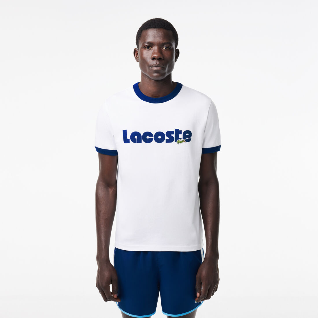 Lacoste Print Contrast Accent T-shirt - TH7531-00-F2F