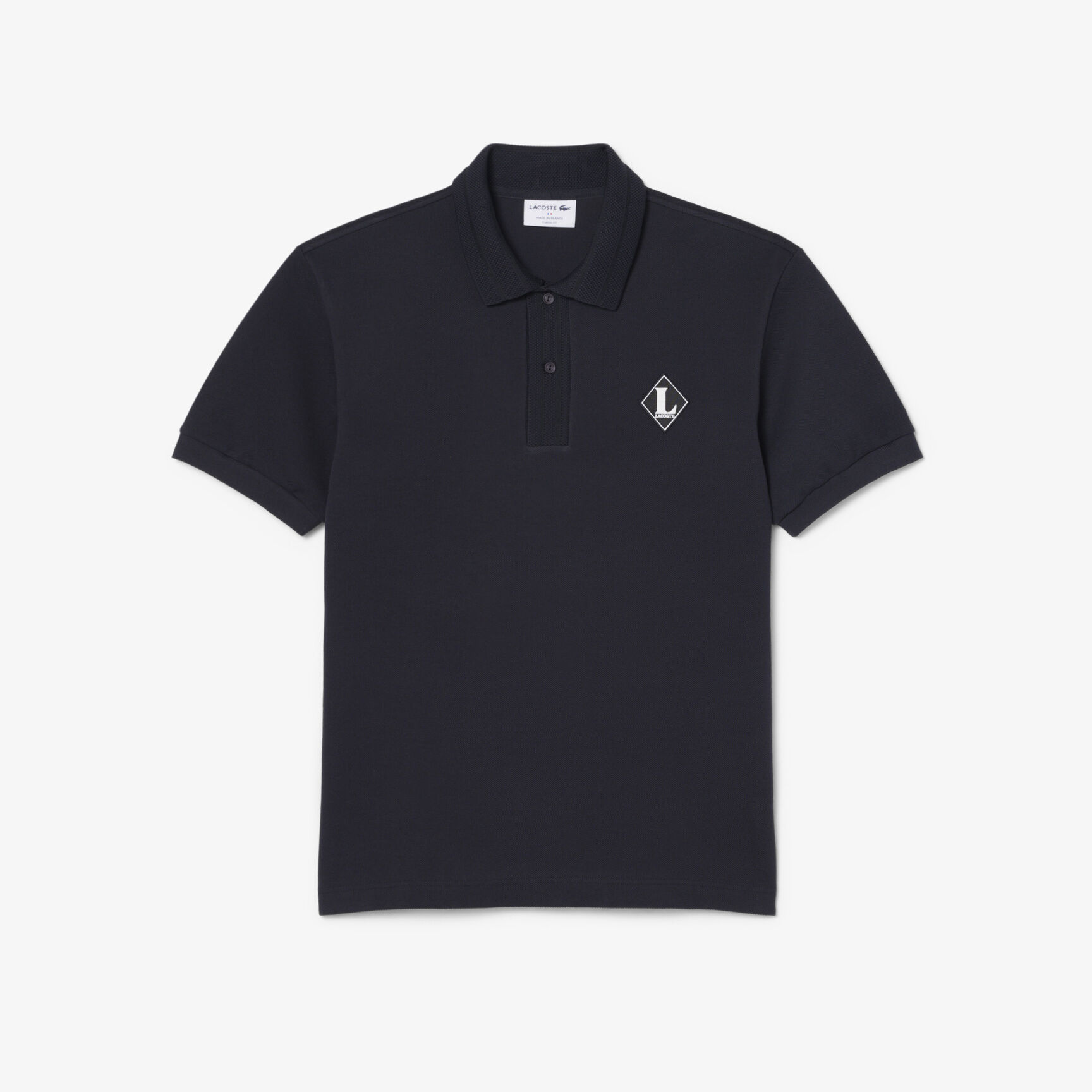 French Made Classic Fit Badge Polo Shirt French Made Classic Fit Badge Polo Shirt - PH0719-00-350