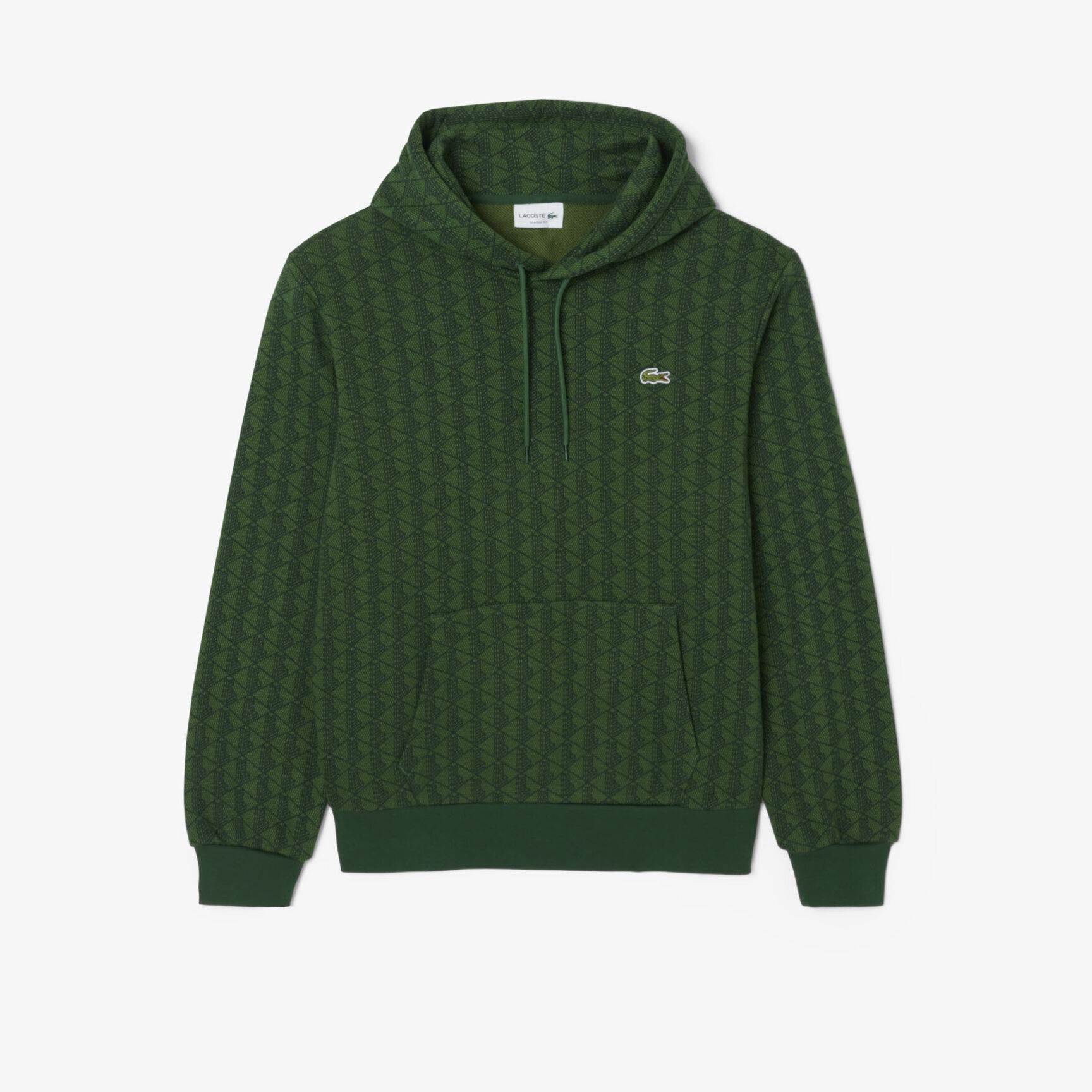 Monogram fleece hoodie - SH5885-00-D1R